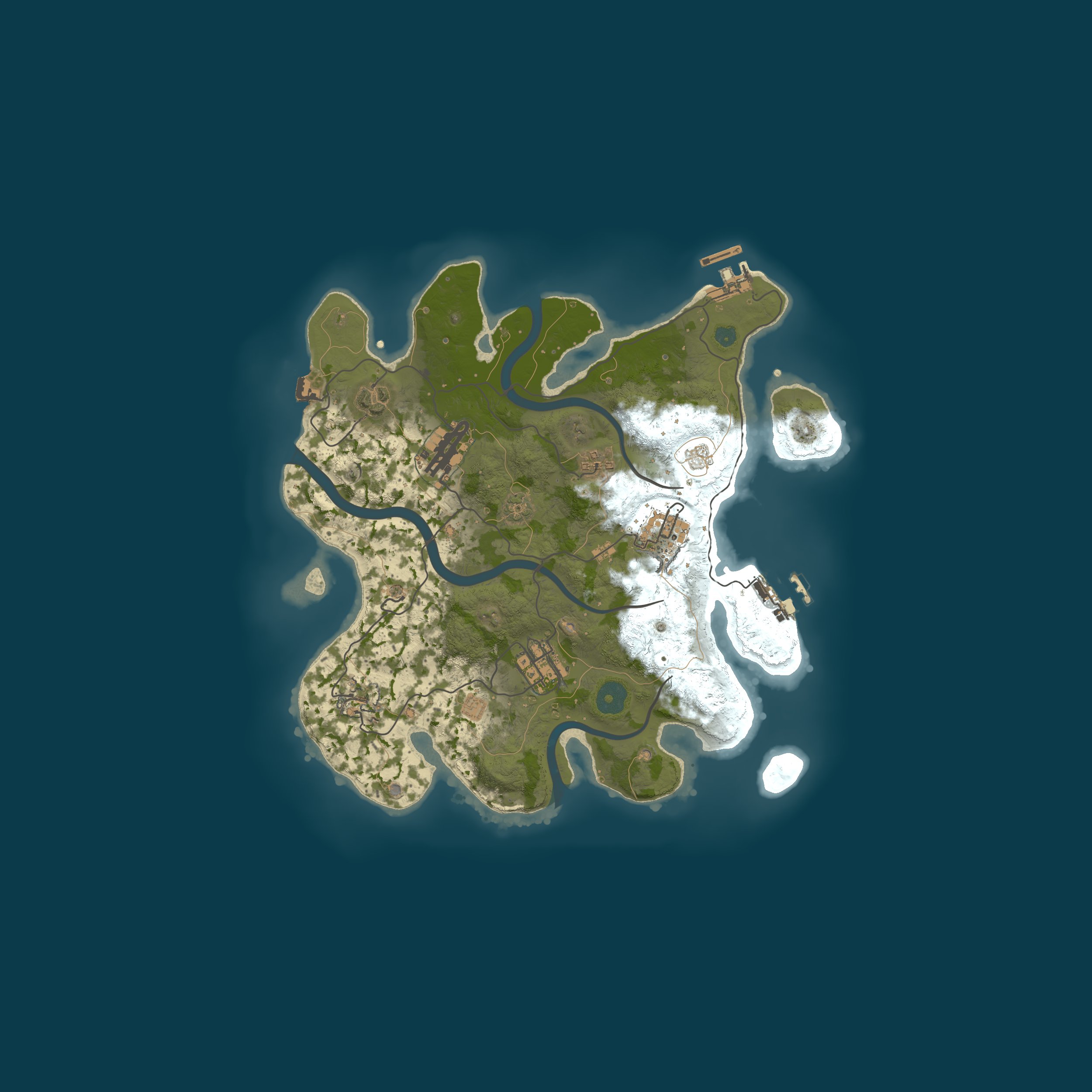 Map for ![PVE] WARNING! There Are Zombies