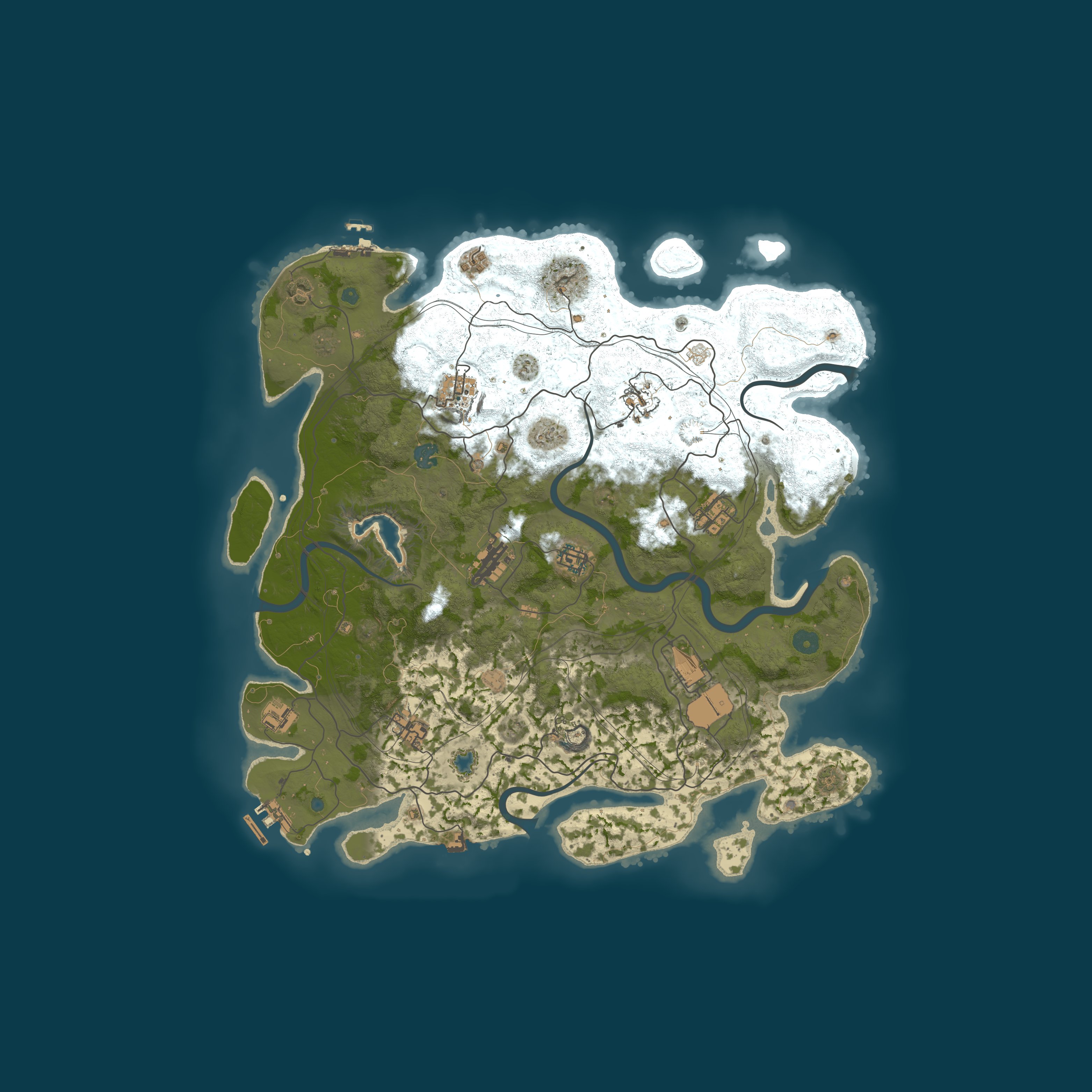 Procedural Map, size 4250, seed 1149911850