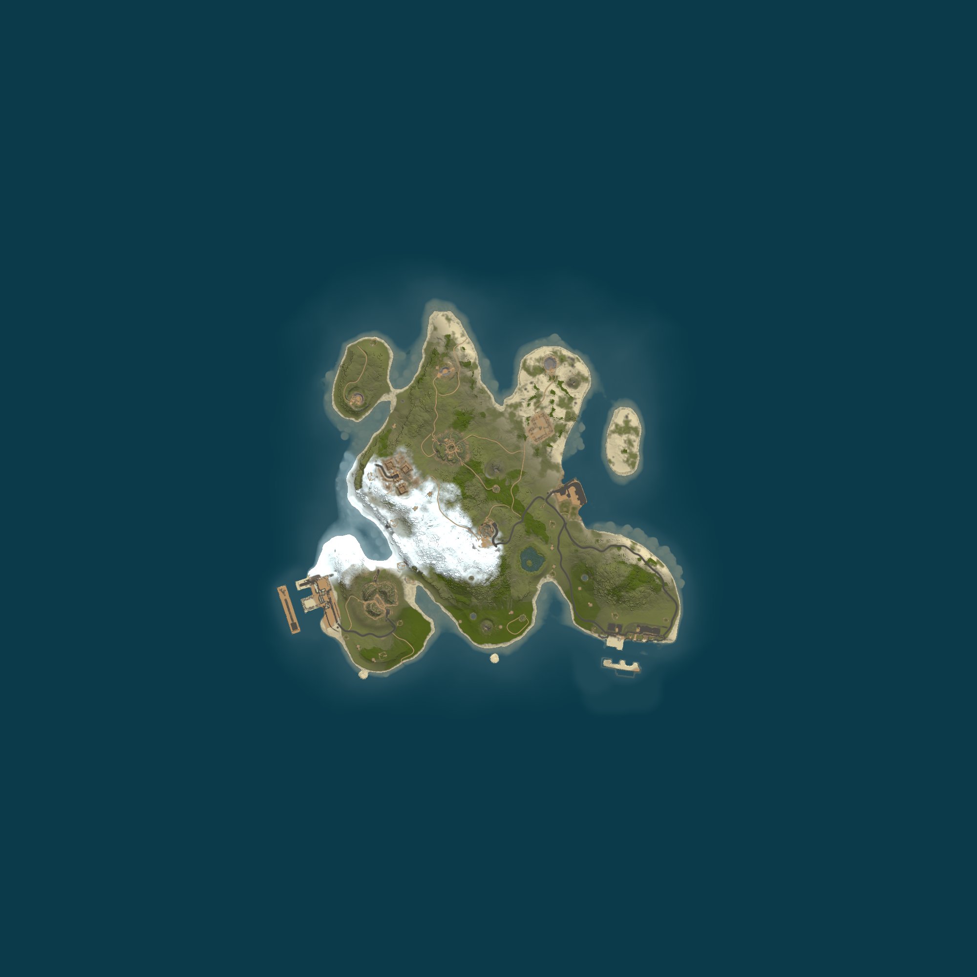 Procedural Map, size 2000, seed 1202742208