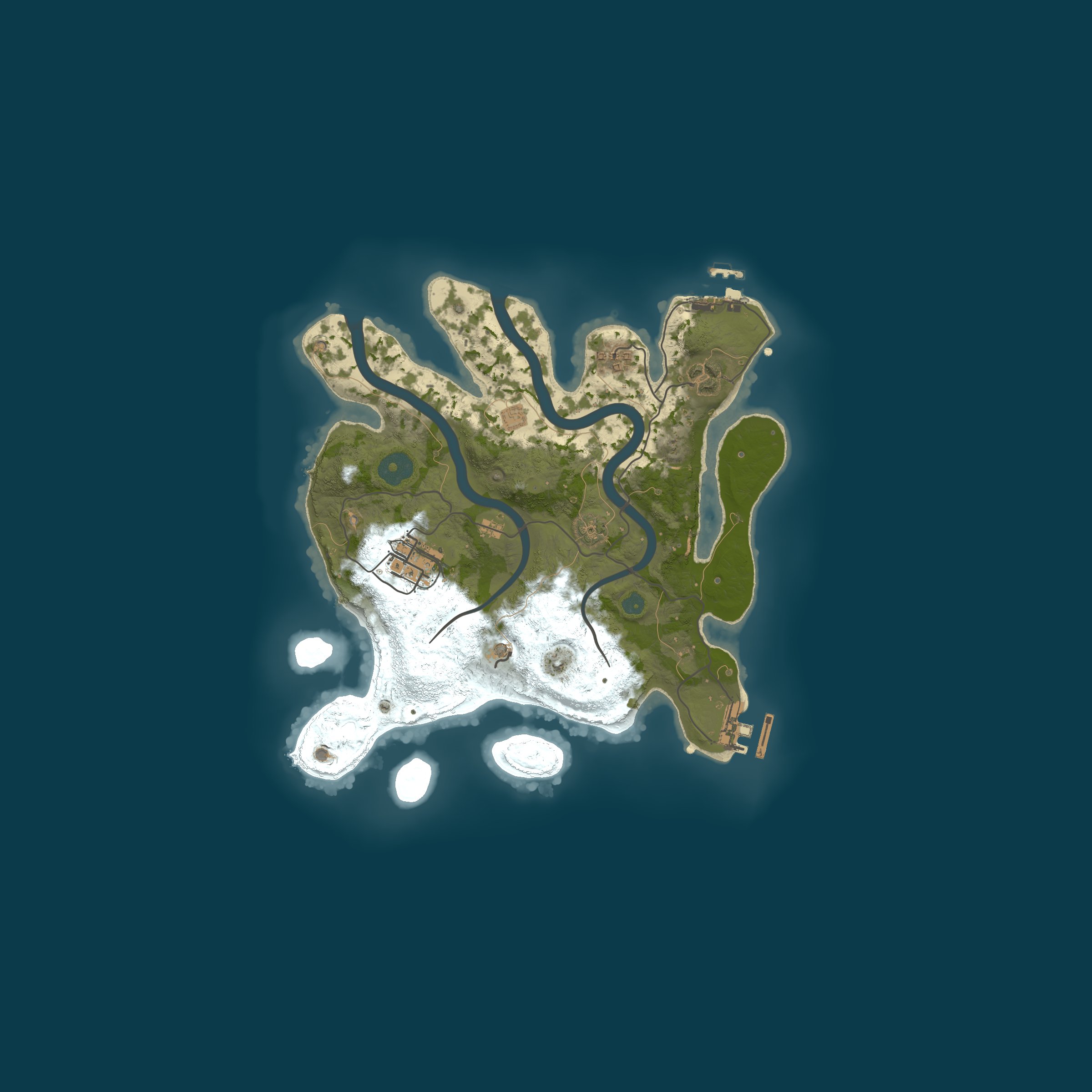 Map for Olympus Rust | EU/GR | 2x | Max 6