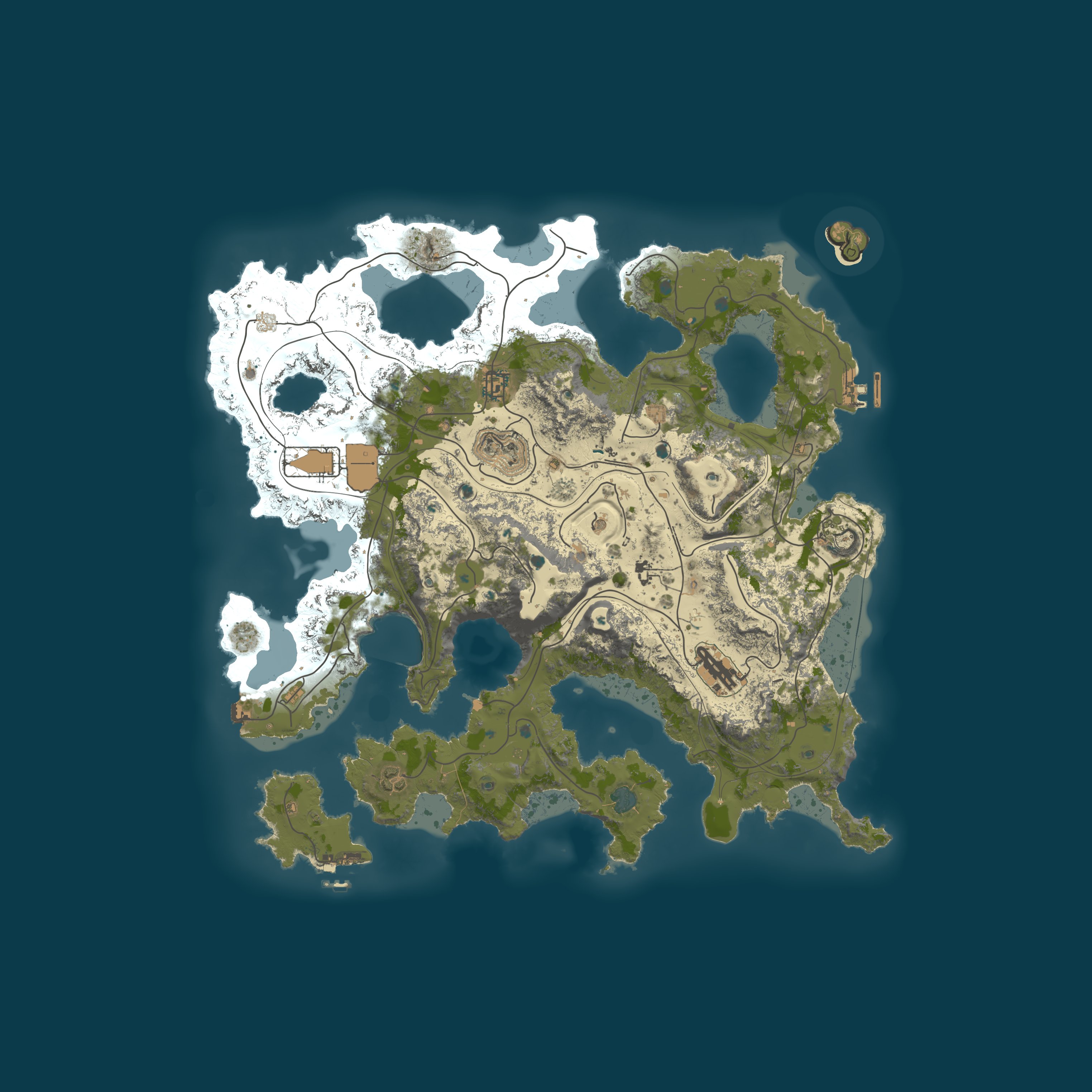 Map for UltimateRust.com - Paradise | Duo | x2 | Custom | 09.05