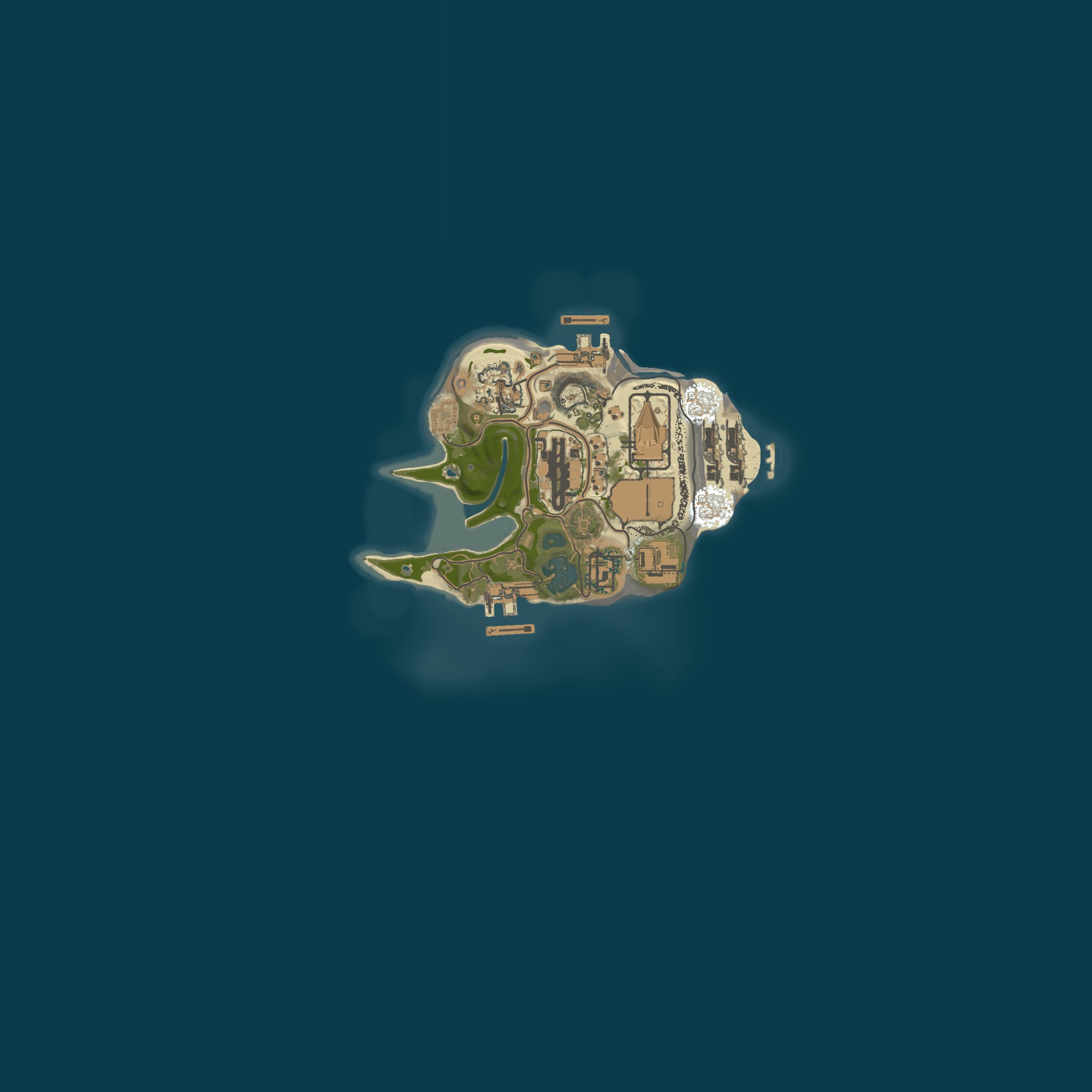 Custom Map, size 2500, seed 1337