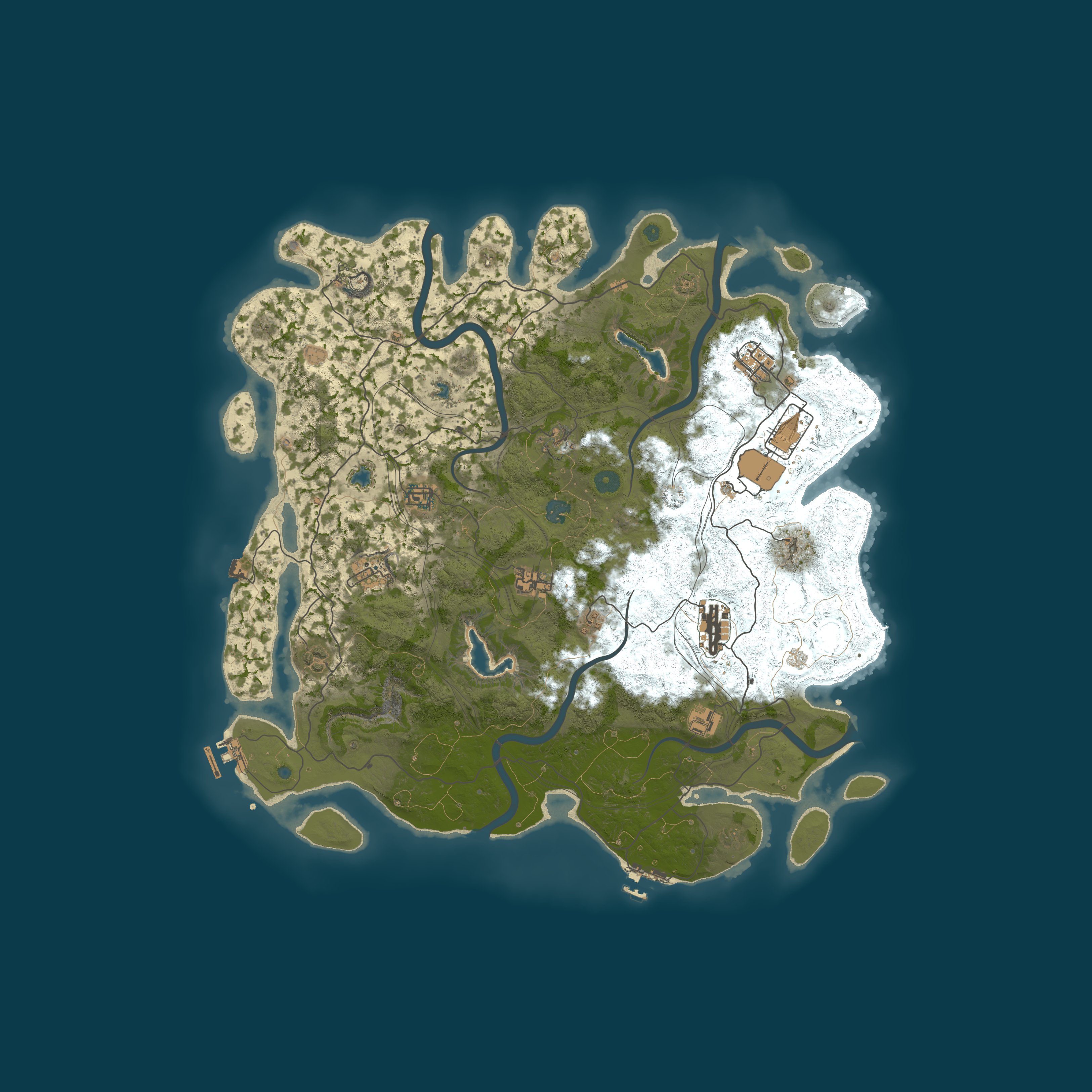 Map for [CZ/SK] ParadiseRust.eu | PVE | Convoy