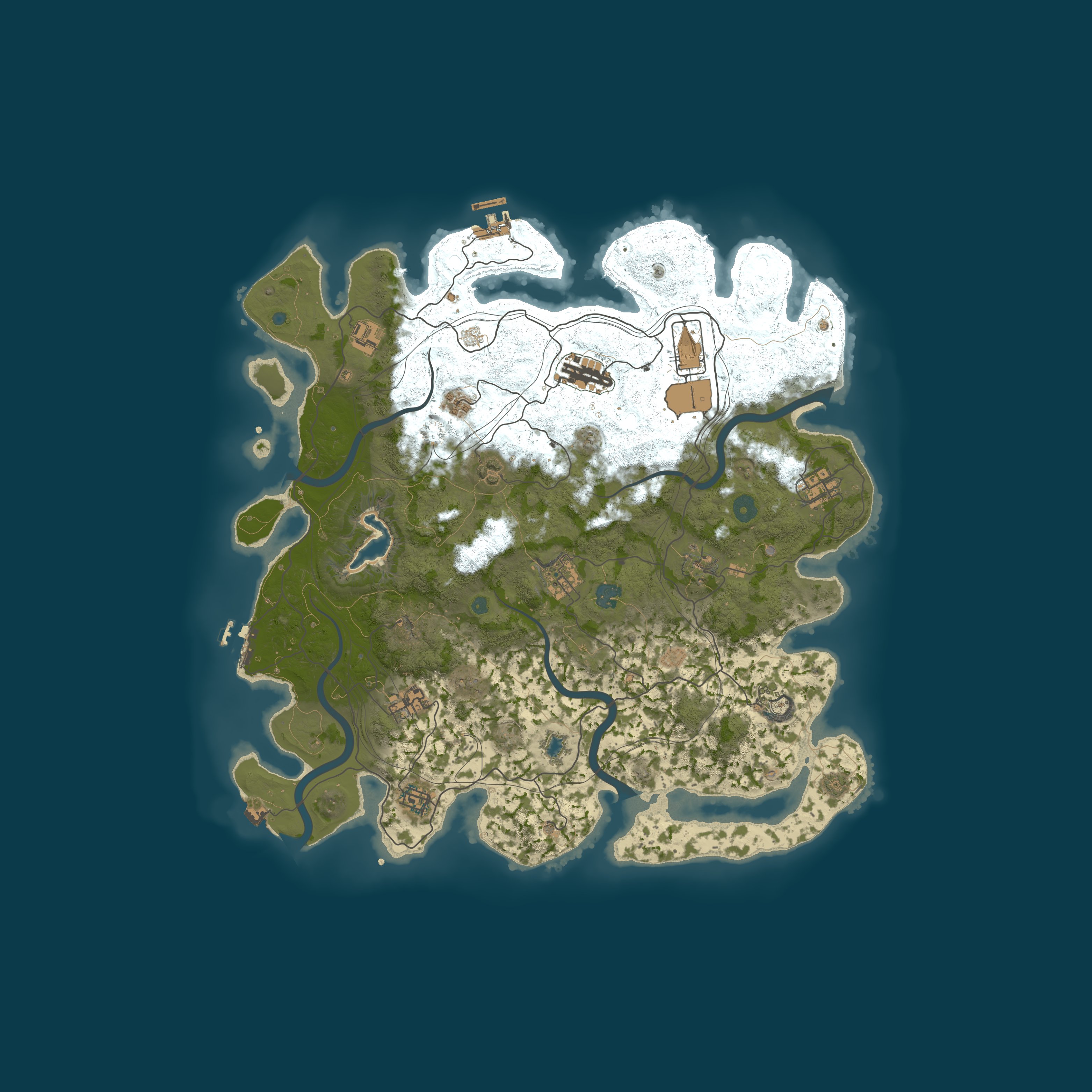 Map for Le Refuge | 100% PvE,100% Chill , by Packam