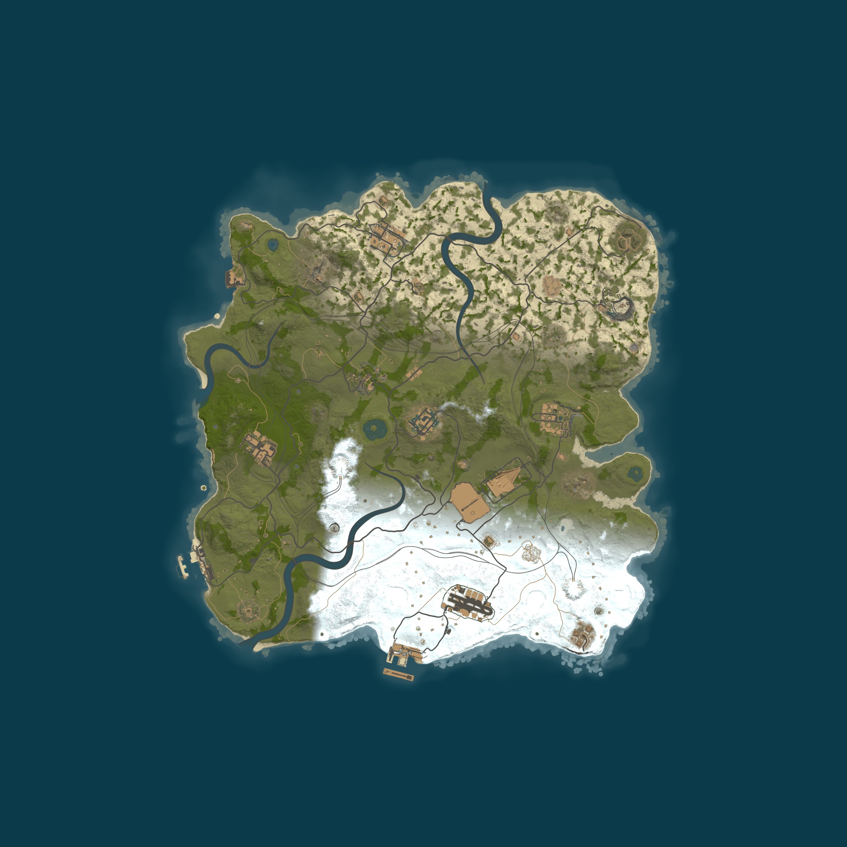 Map for WEREWOLF GAMING.CO 3x SOLO ONLY|No Clans/Teams|Loot x3|WIPED