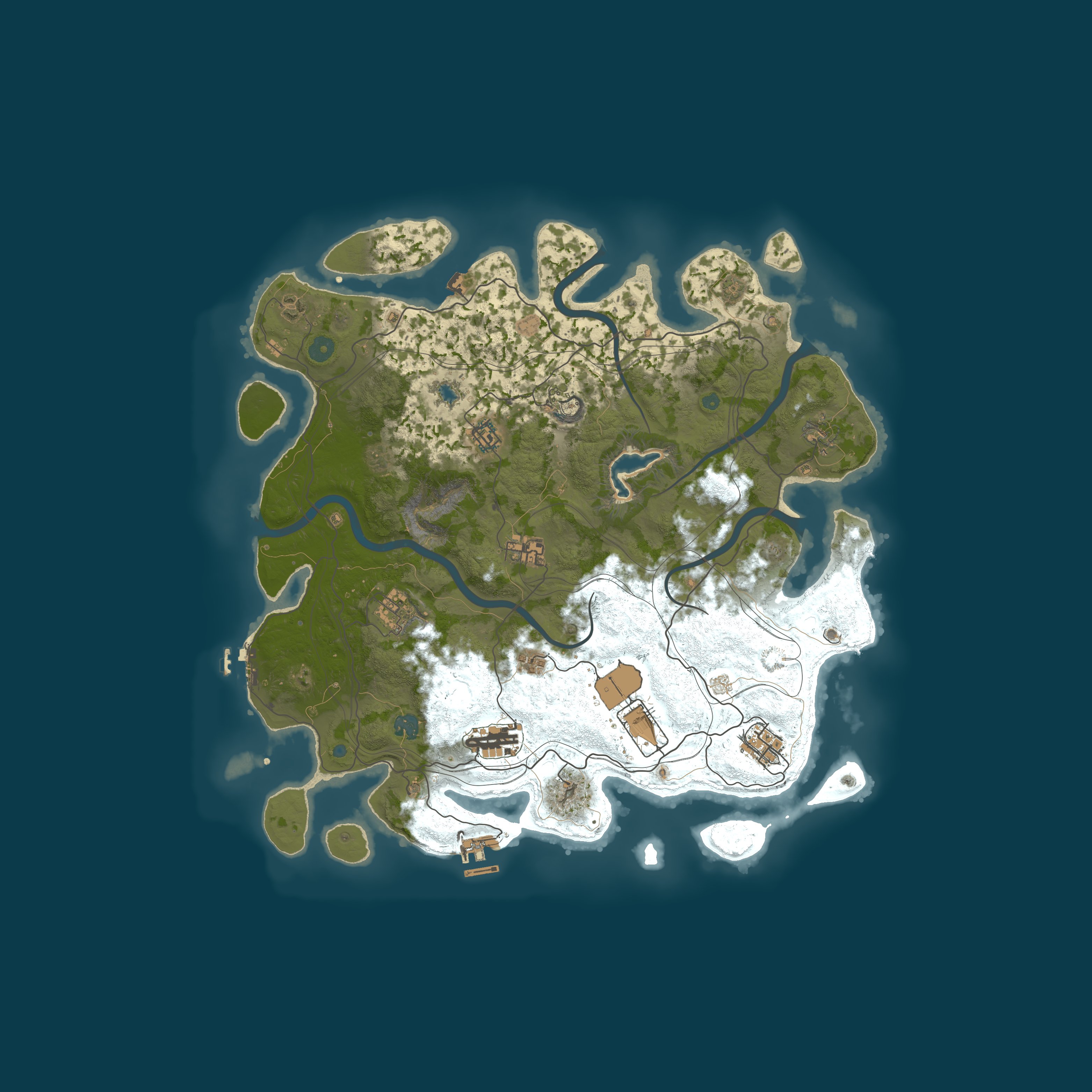 Map for 666 RUST /ДЛЯ НОВИЧКОВ /ПИТЕРСКИЙ 06.06