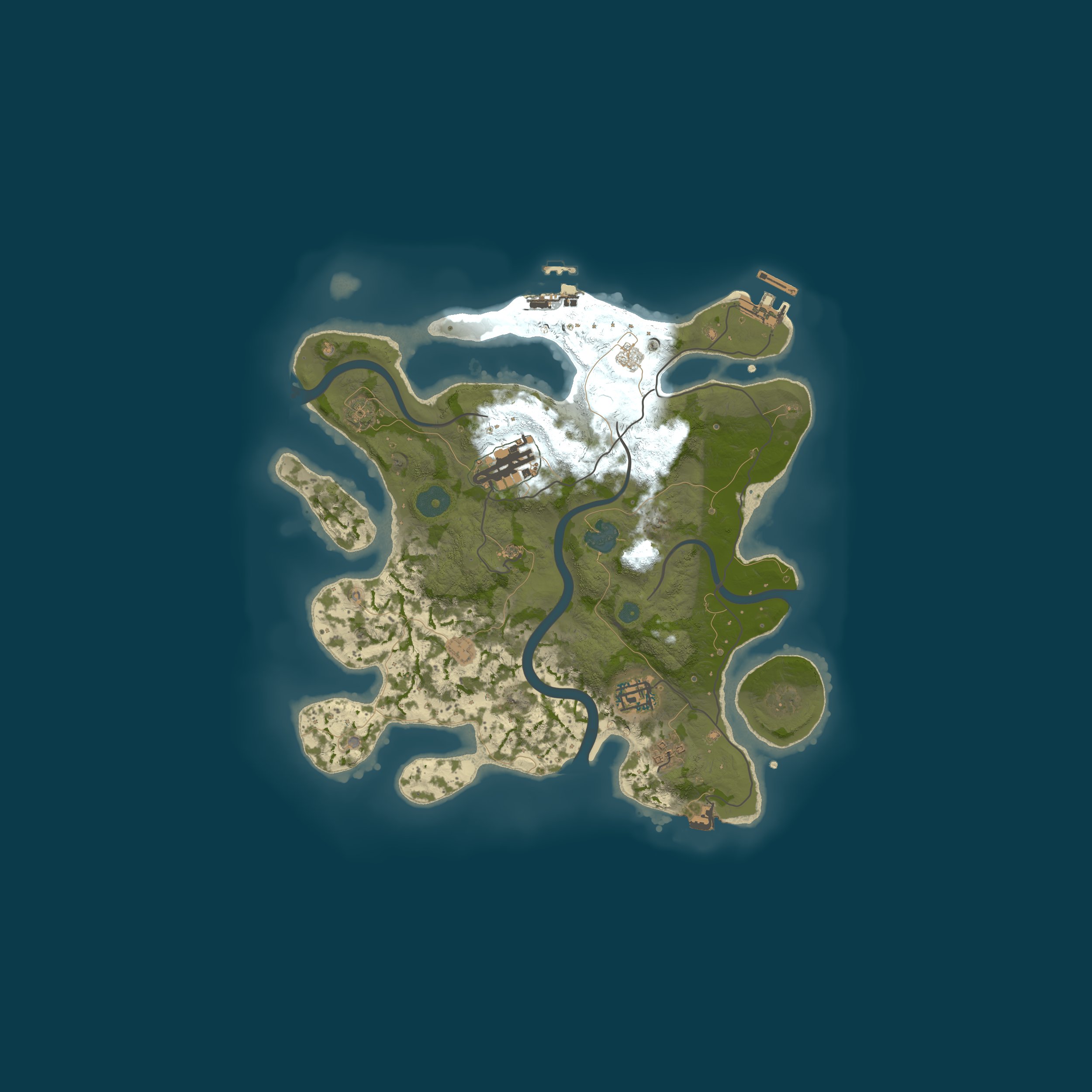 Map for 2x - ORP - SOTB - Unofficial The Burnt Peanut Rust Server