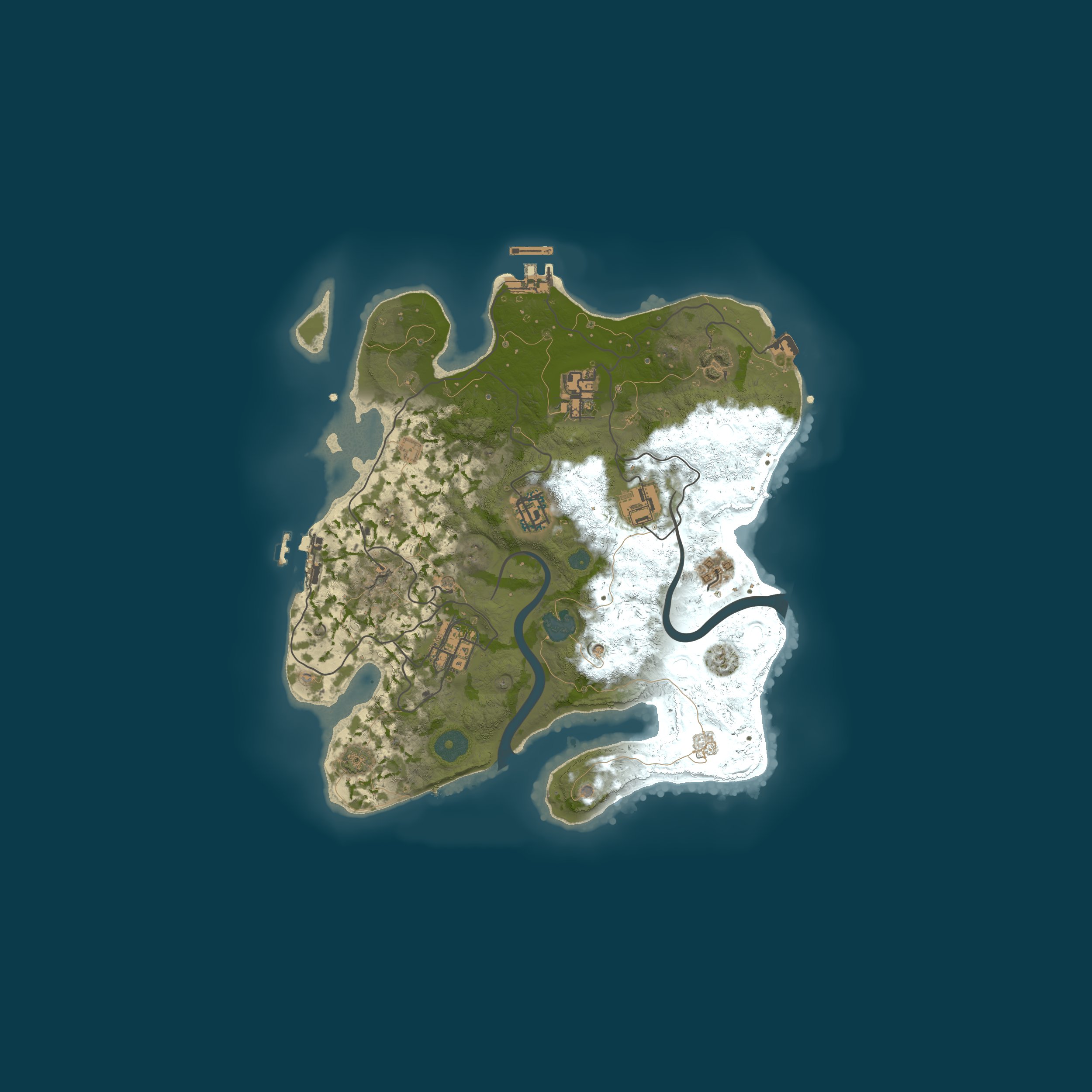 Procedural Map, size 3000, seed 1103649768