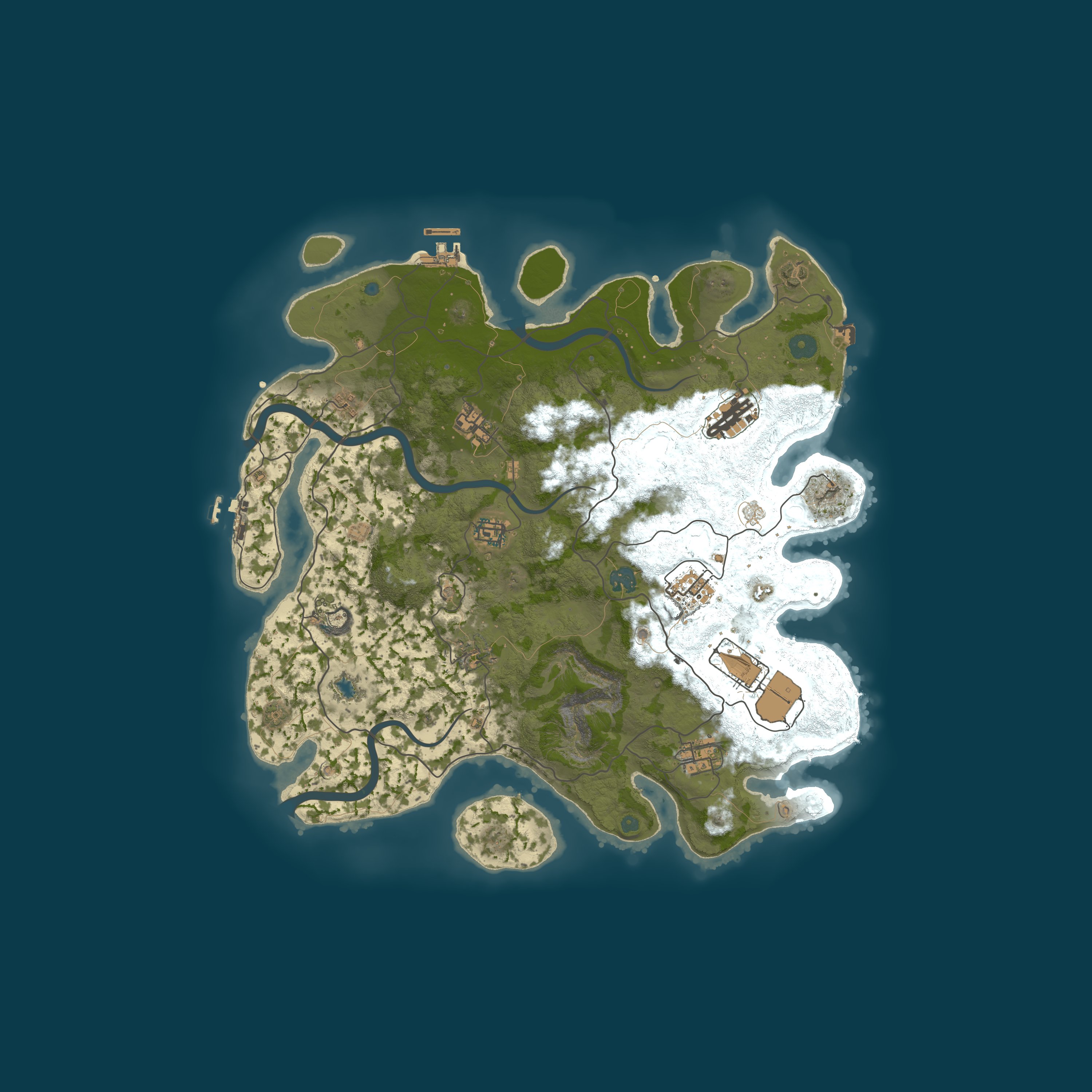 Map for BNW Groove PvE 3x Biweekly|RaidableBases|Events|Skills|Jetpack