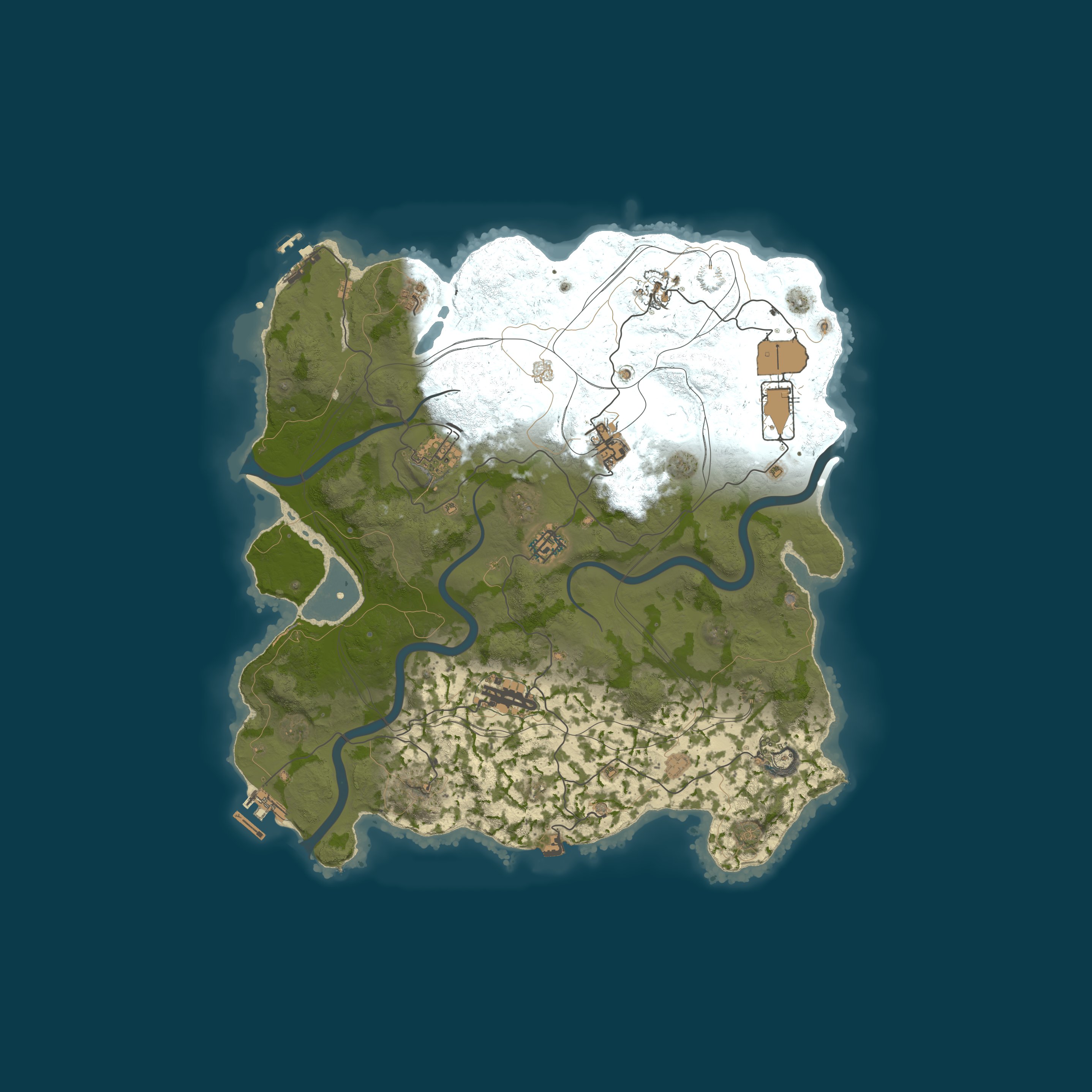 Карта сервера