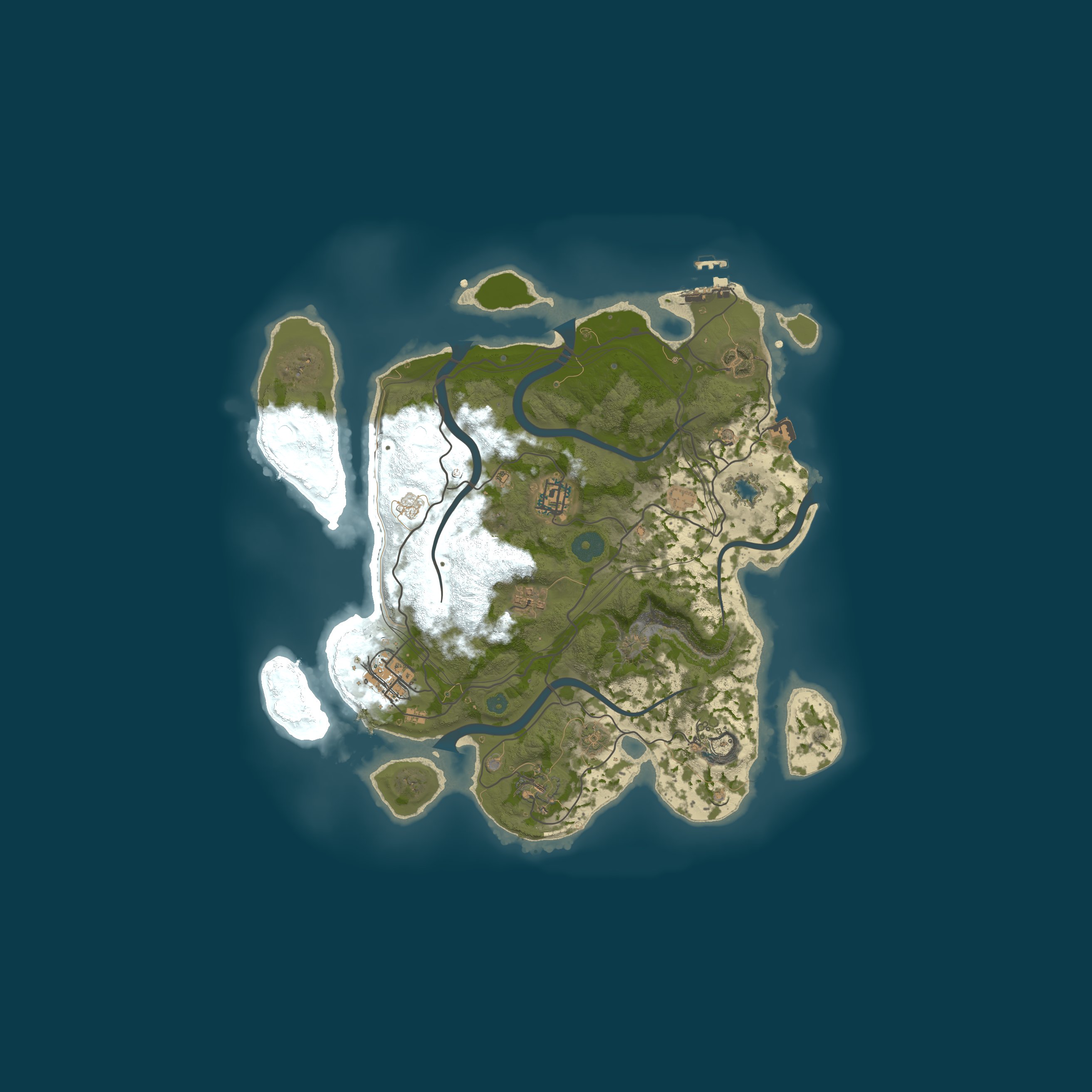 Map for MIGHTYRUST.GG|Small|Monthly|Low Upkeep
