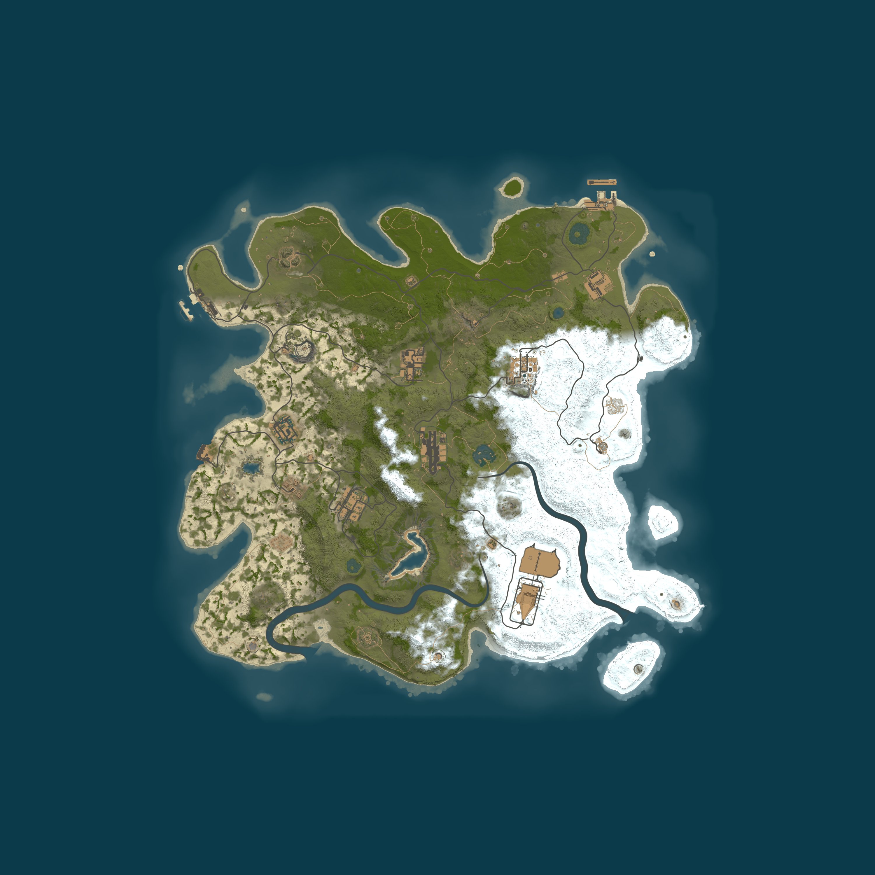 Procedural Map, size 4000, seed 246392