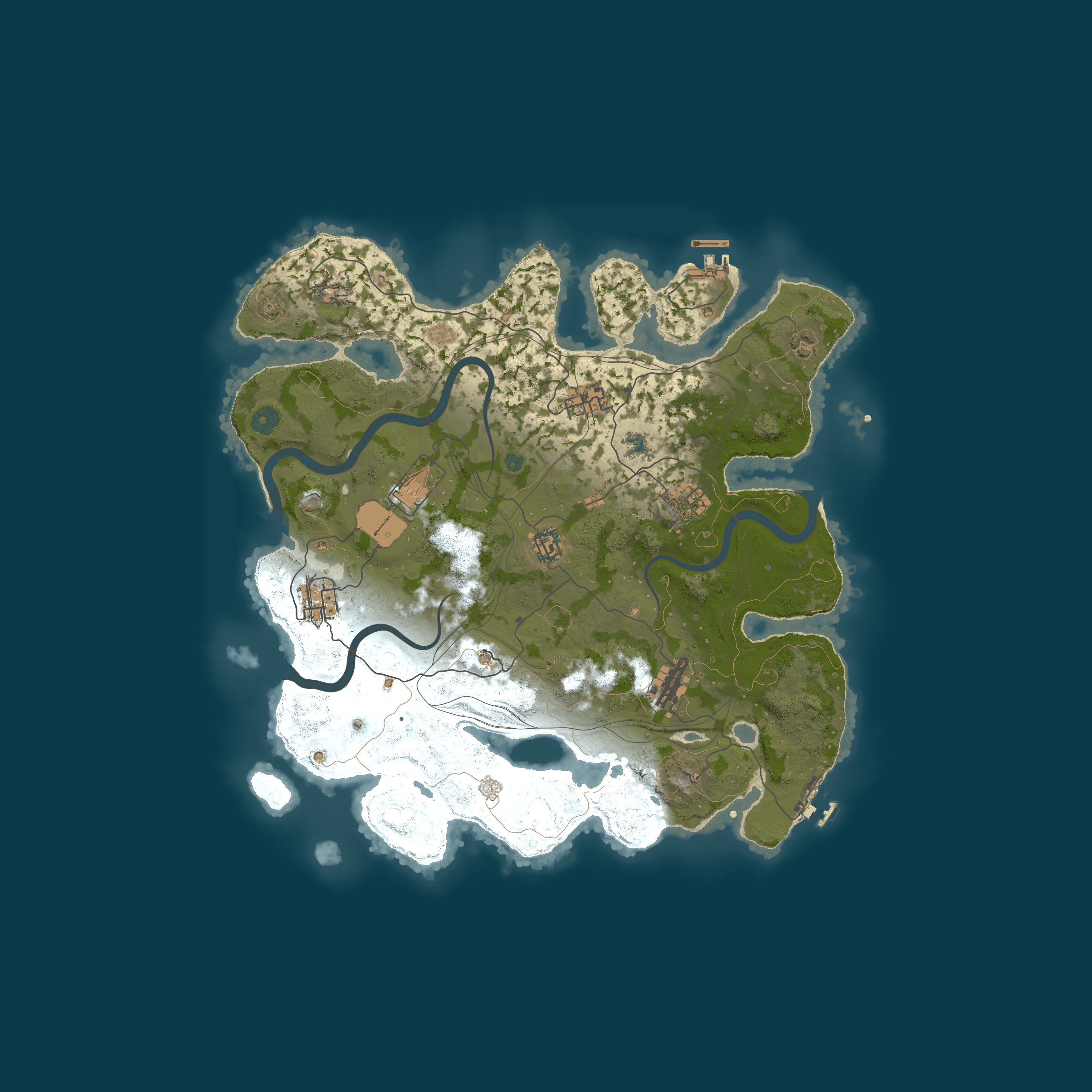 Map for ДЛЯ НОВИЧКОВ | КЛАССИКА X2 |KARMA RUST