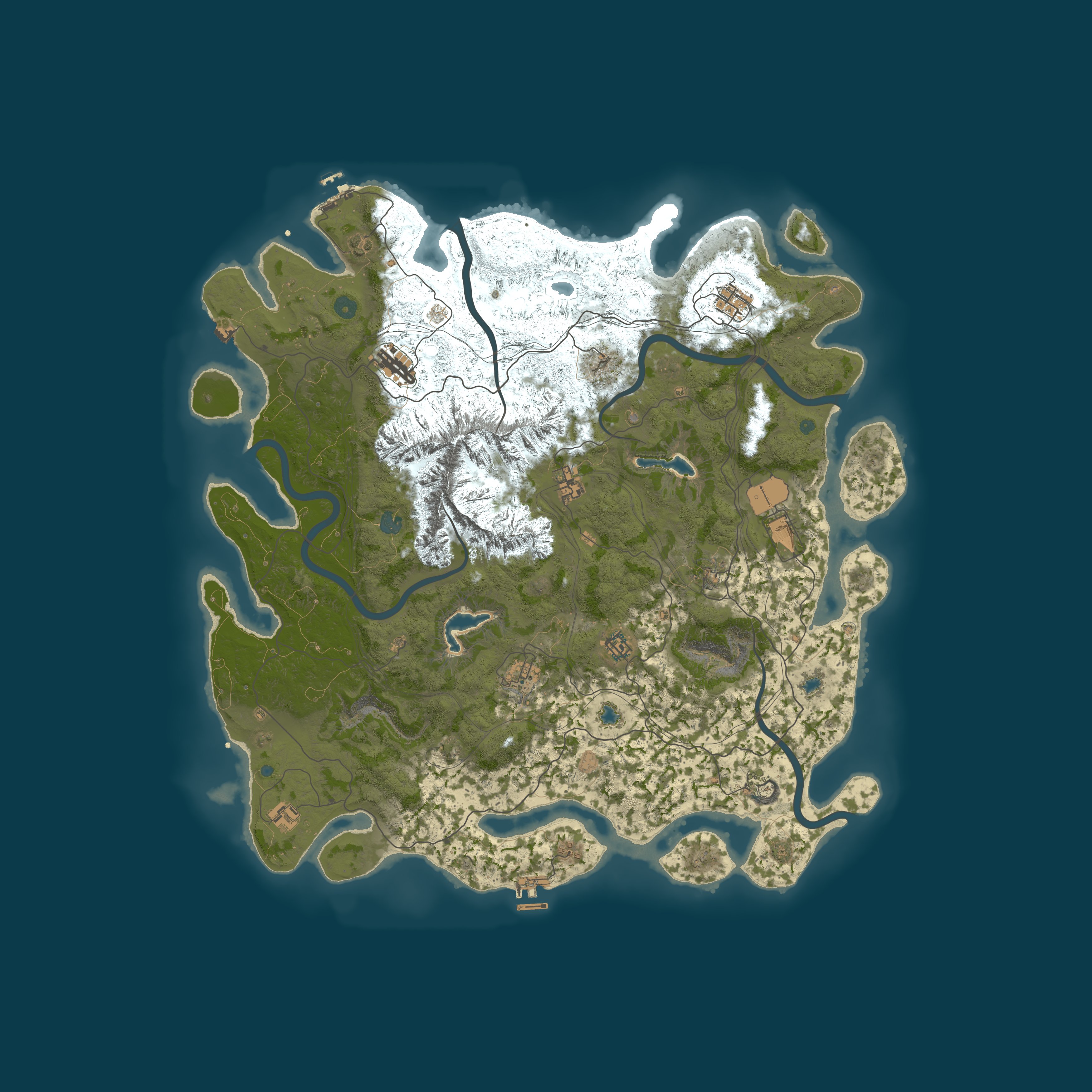 Procedural Map, size 5000, seed 706952110