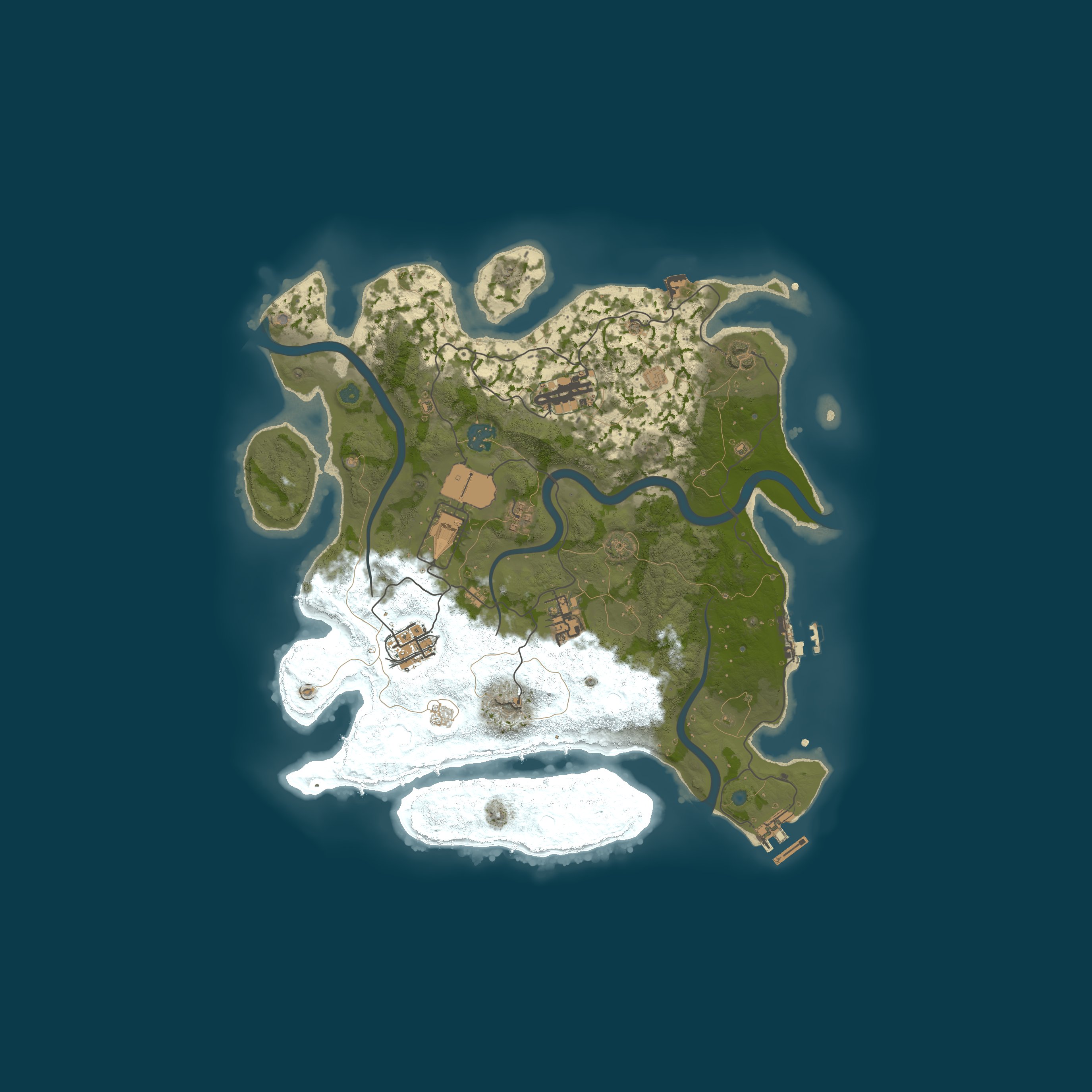 Map for SunnStorm Rustlands