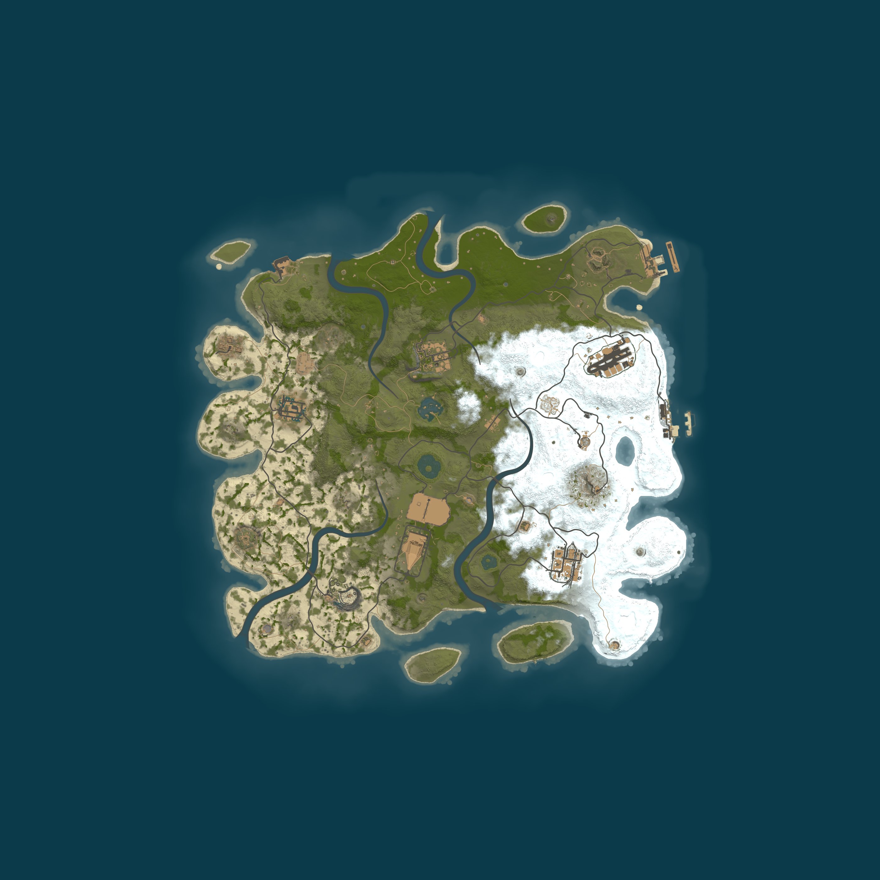 Map for Gatvol NO KOS ZA | Solo | Duo | Trio