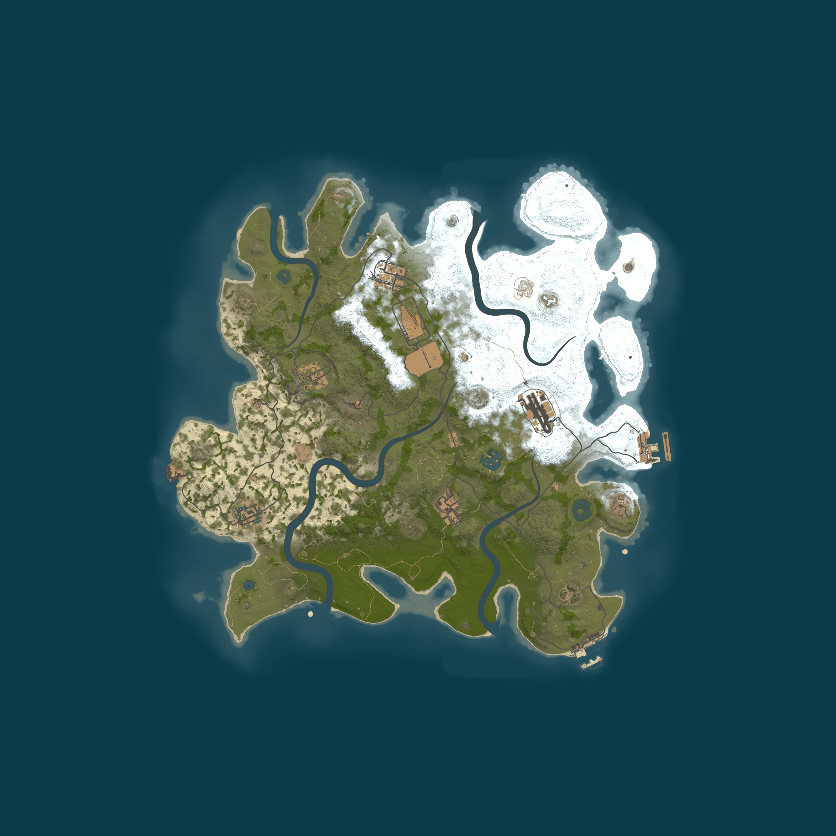 Map for [UFS] Ukrainian PVE server, no kills/raids (X1-X2)