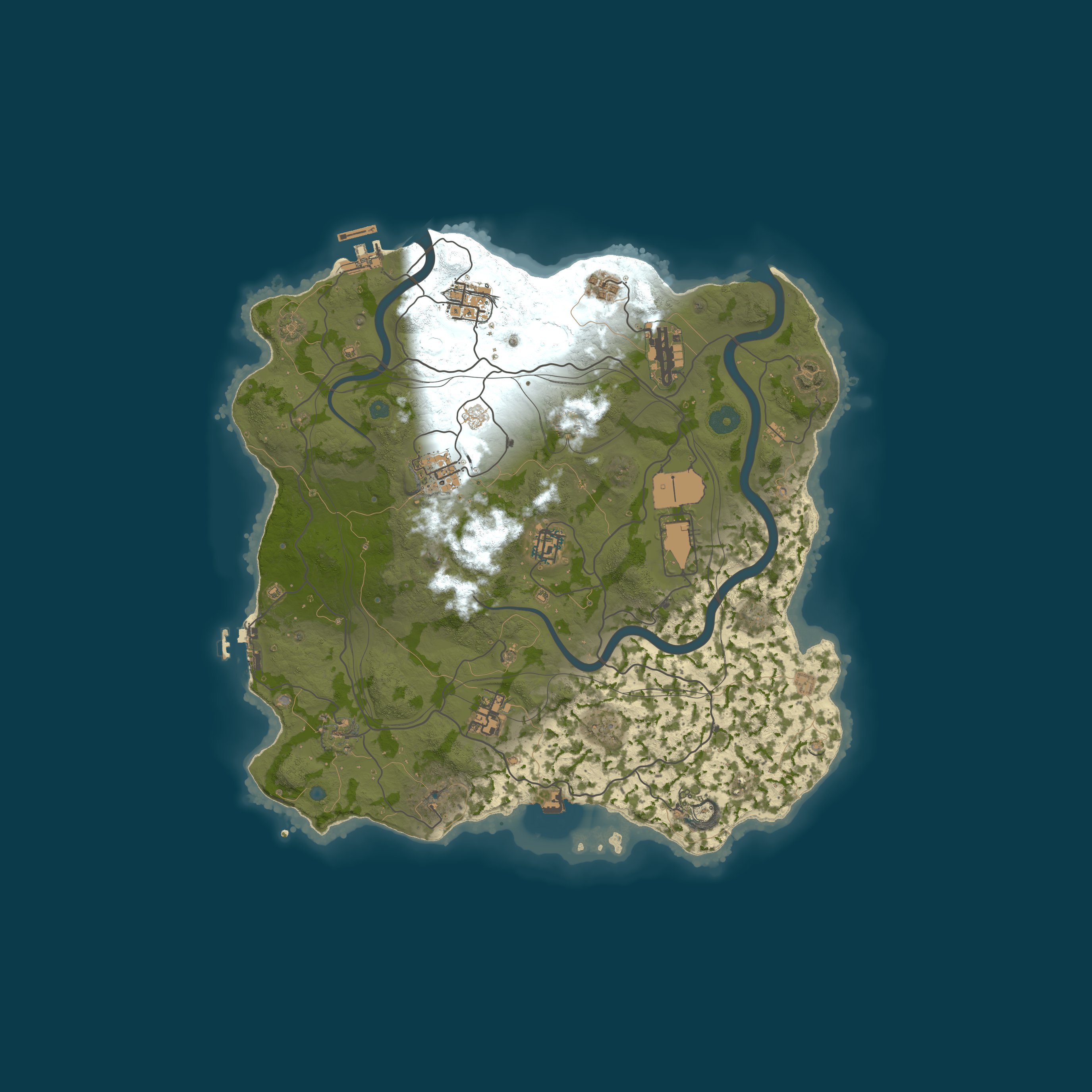 Map for WEREWOLF GAMING.CO 5x SOLO |Loot X5|TP|Homes|Kits|No Teams|