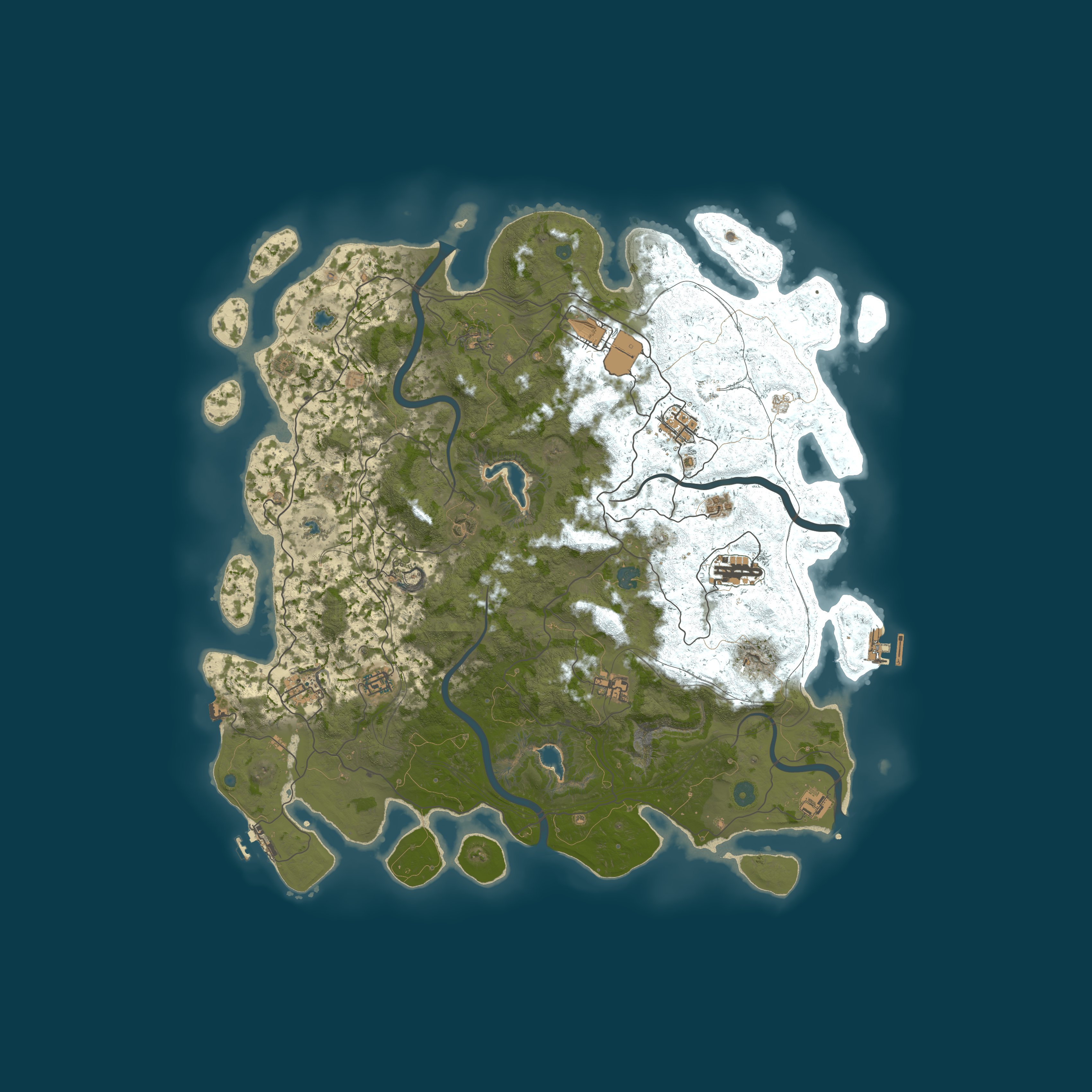 Procedural Map, size 4800, seed 702657305