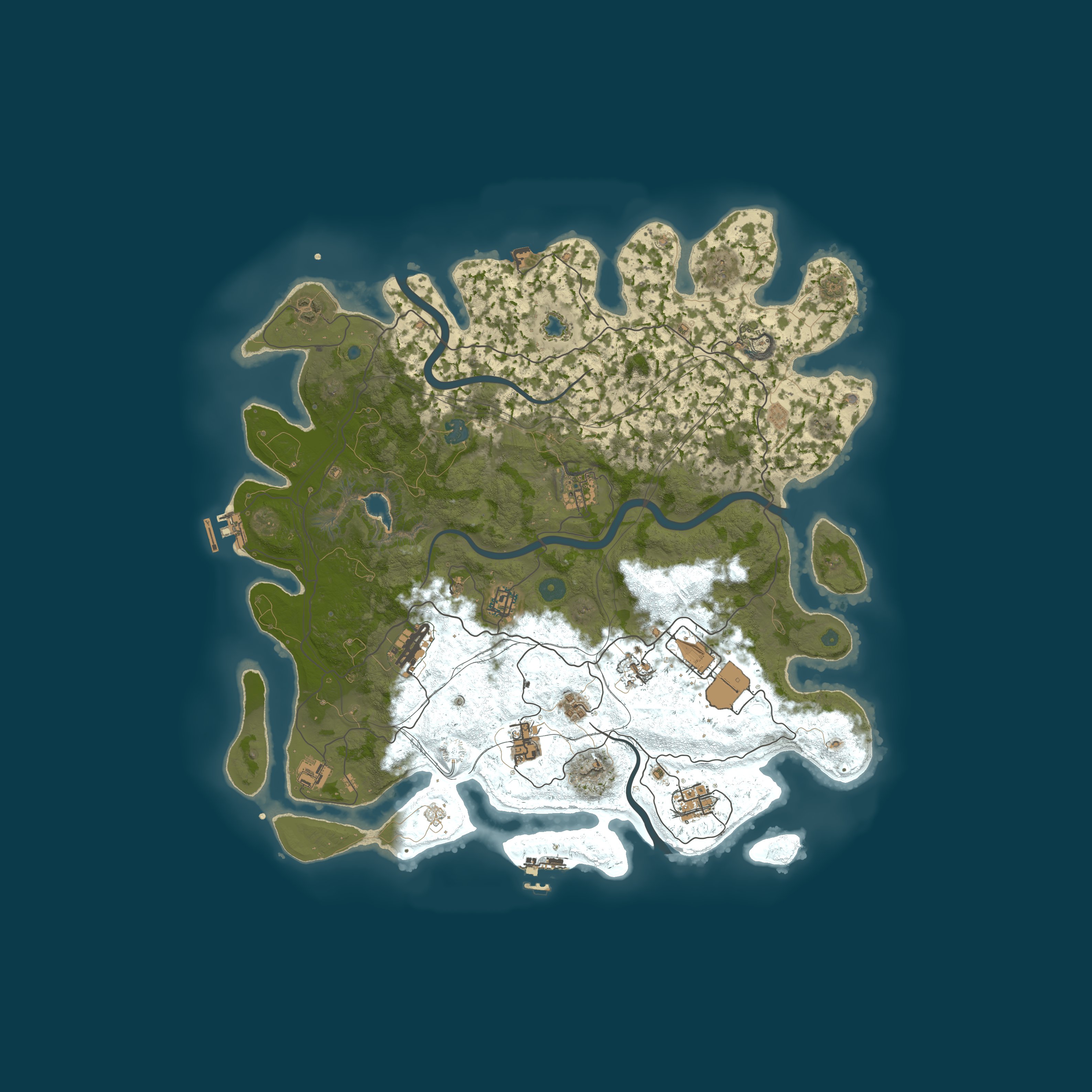 Map for [EU] Eclipse Rust - Solo/Duo - Raidable Base - Skills