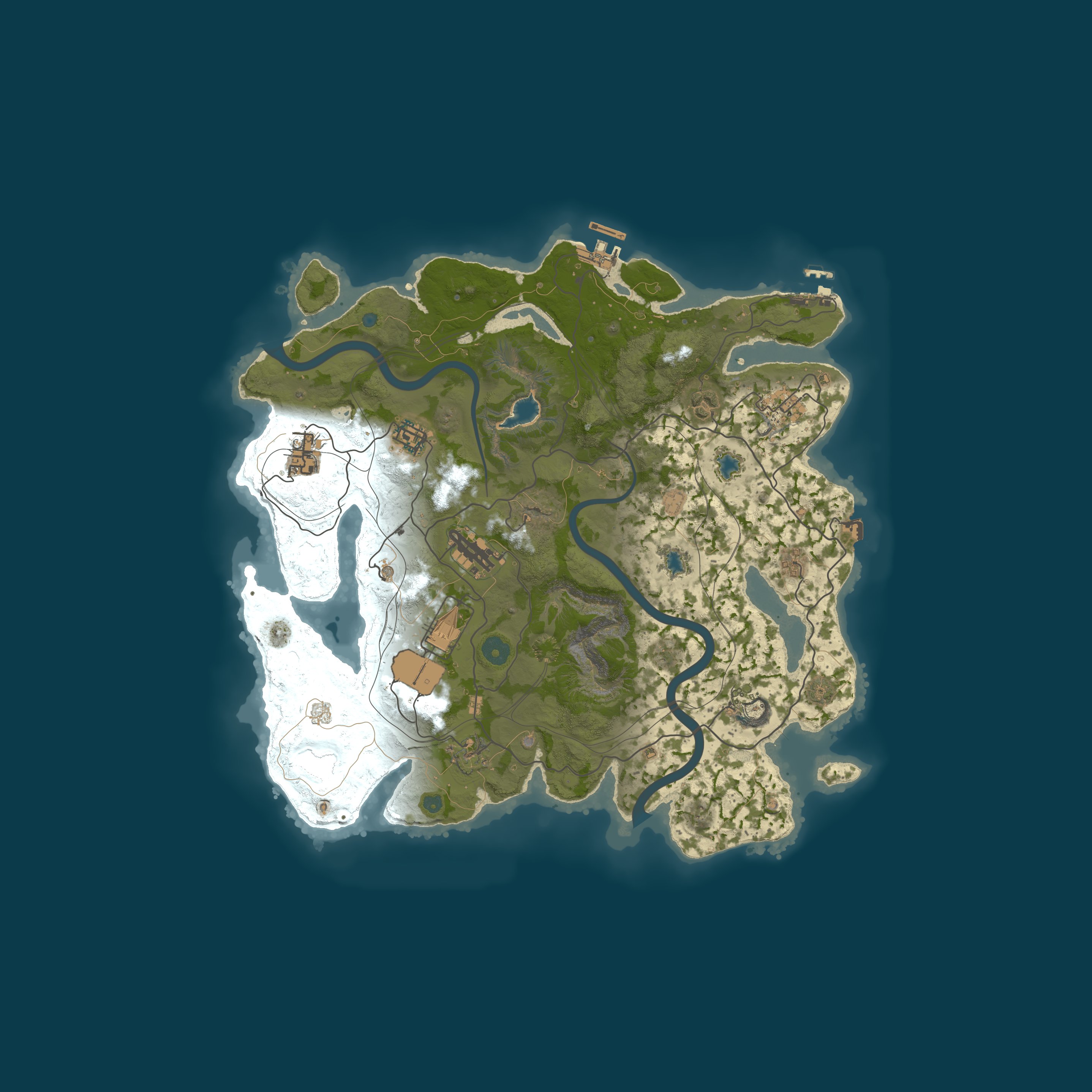 Map for tiger