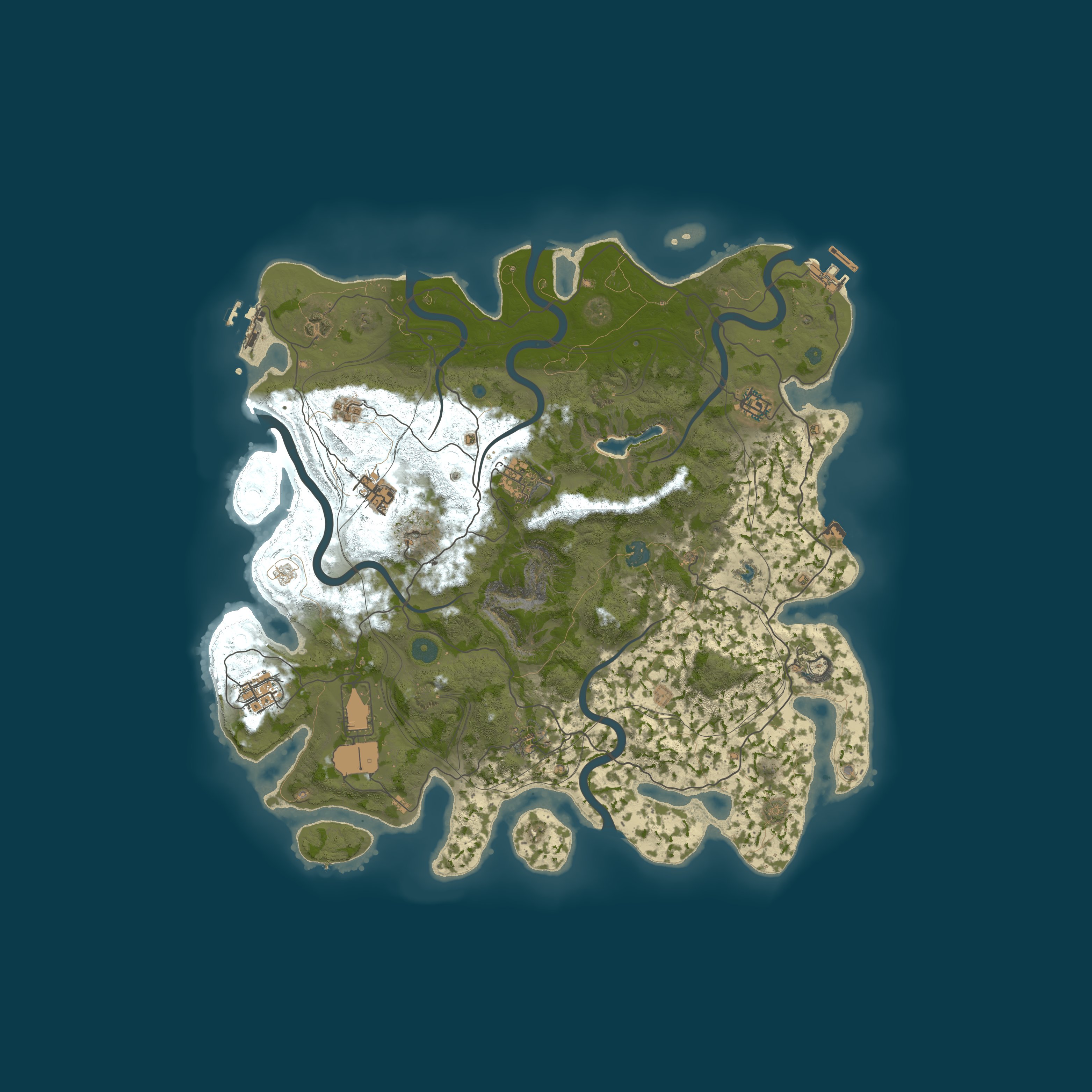 Map for Rusty Goats | Pure Vanilla | Survival | Solo/Duo/Trio