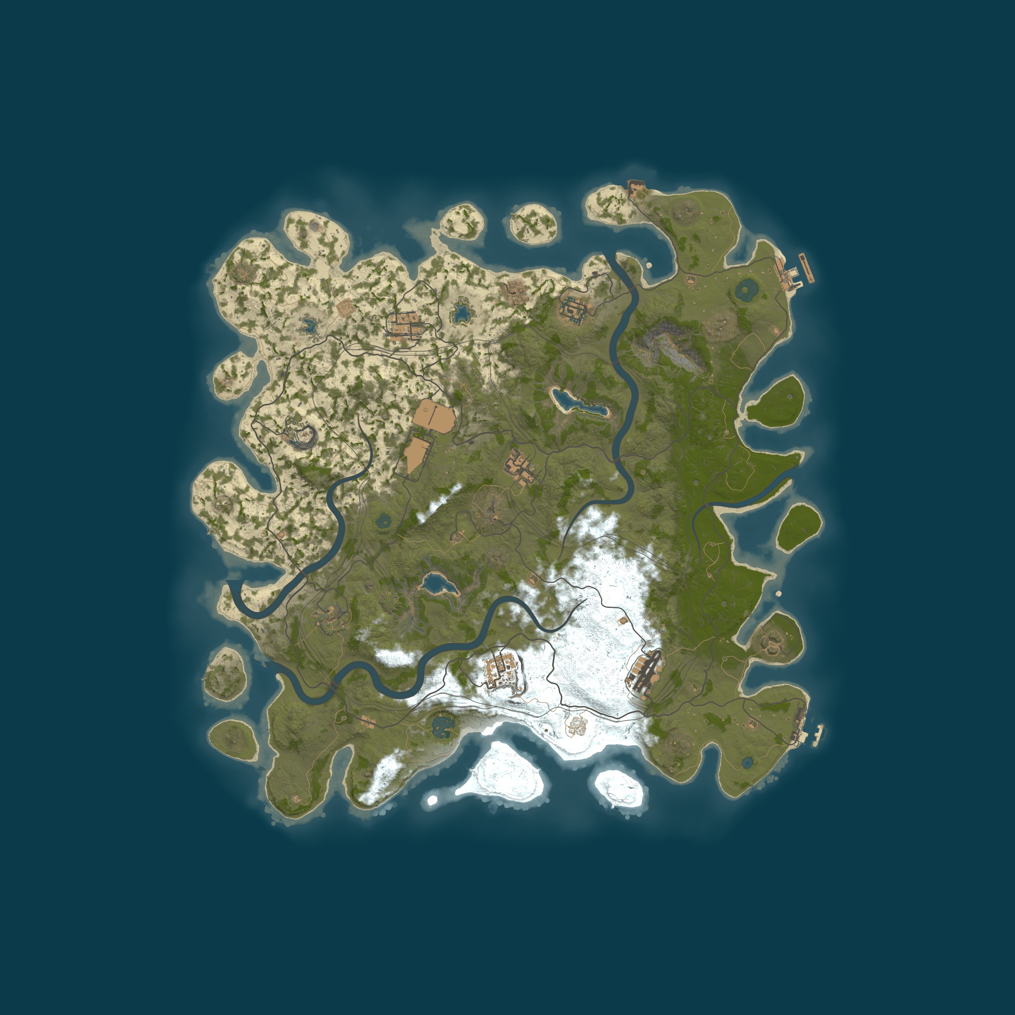 Map for Haunted Barrens PvE | UK