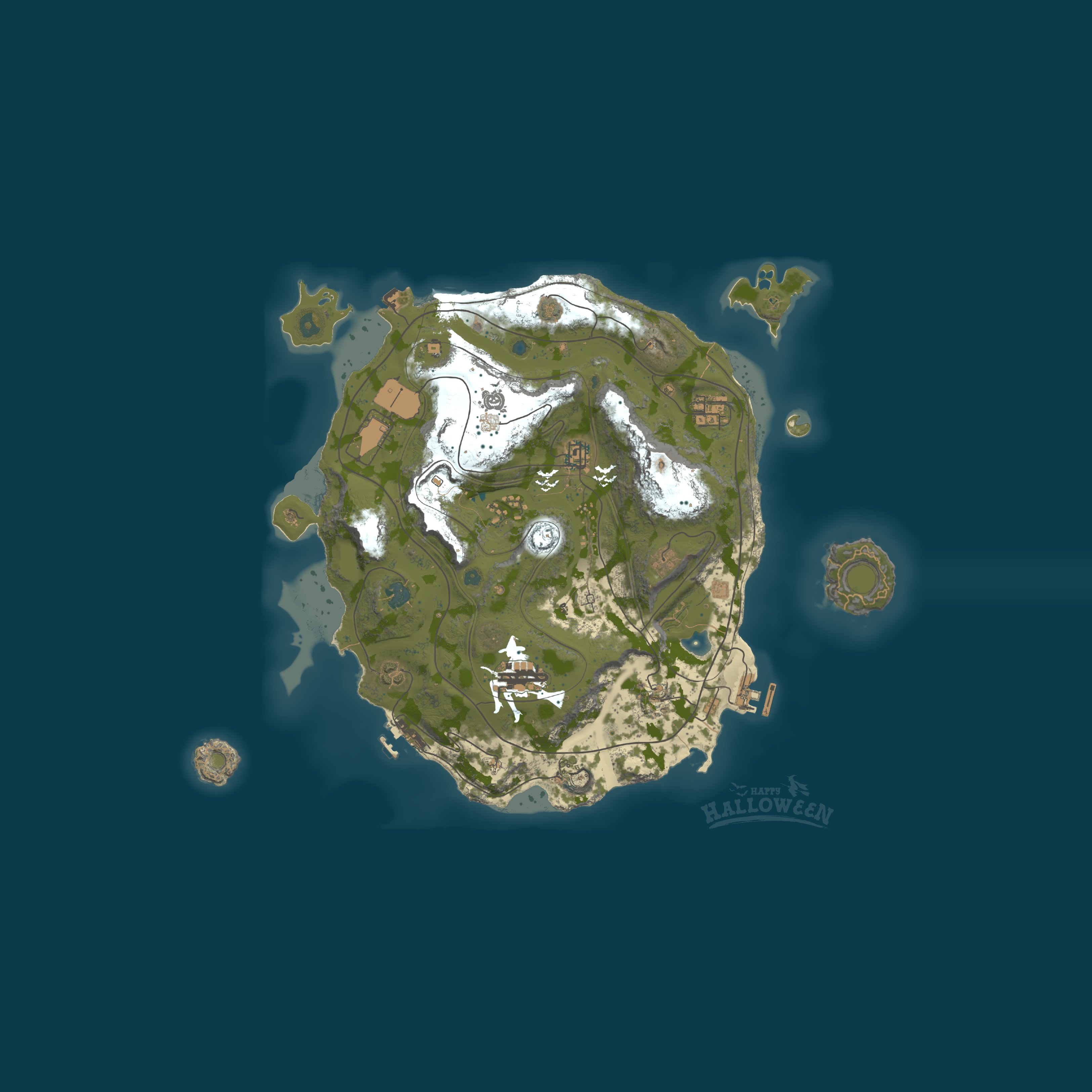 Map for ScrambleZAR PVE | XP | Raidable Bases | Events