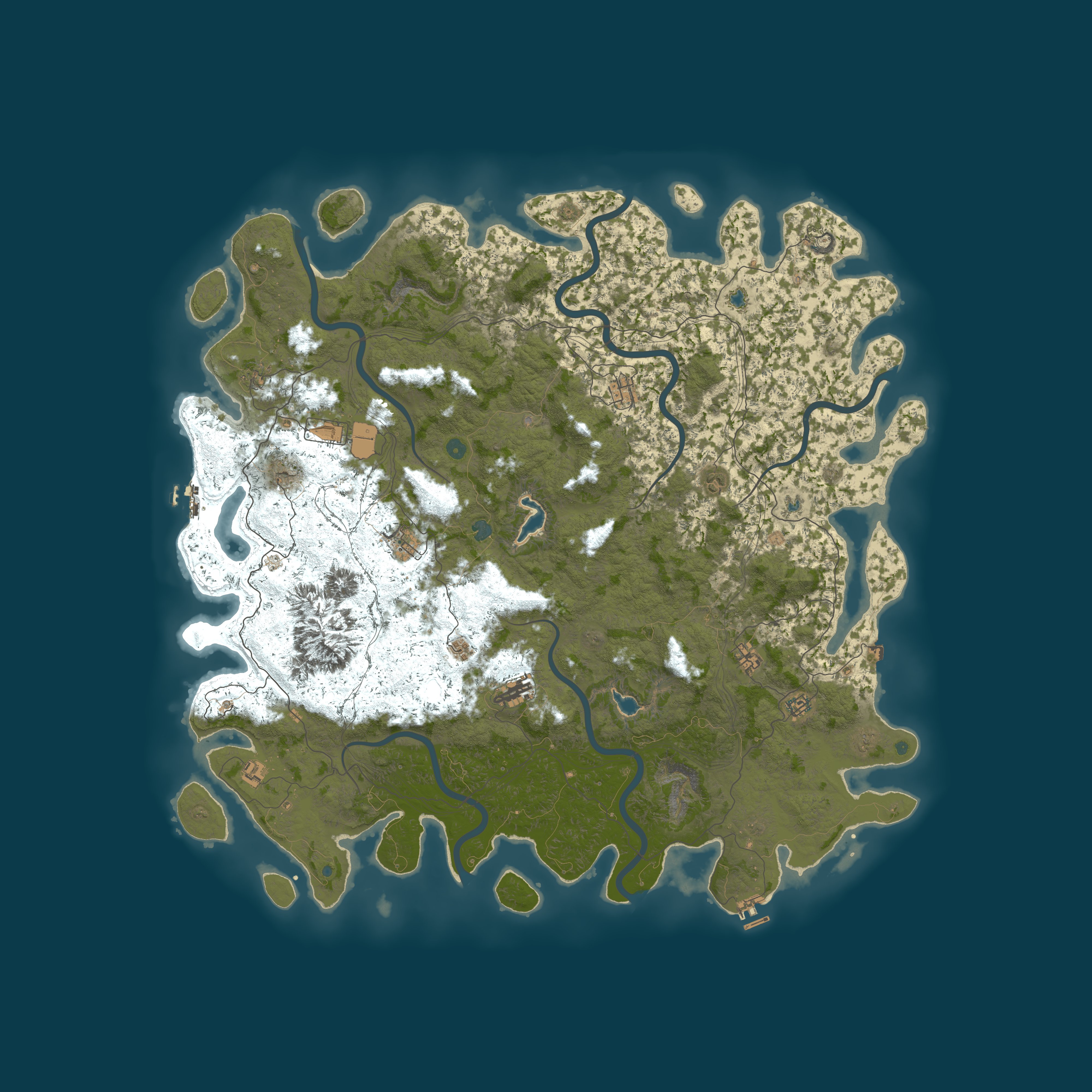 Procedural Map, size 6000, seed 1709548021