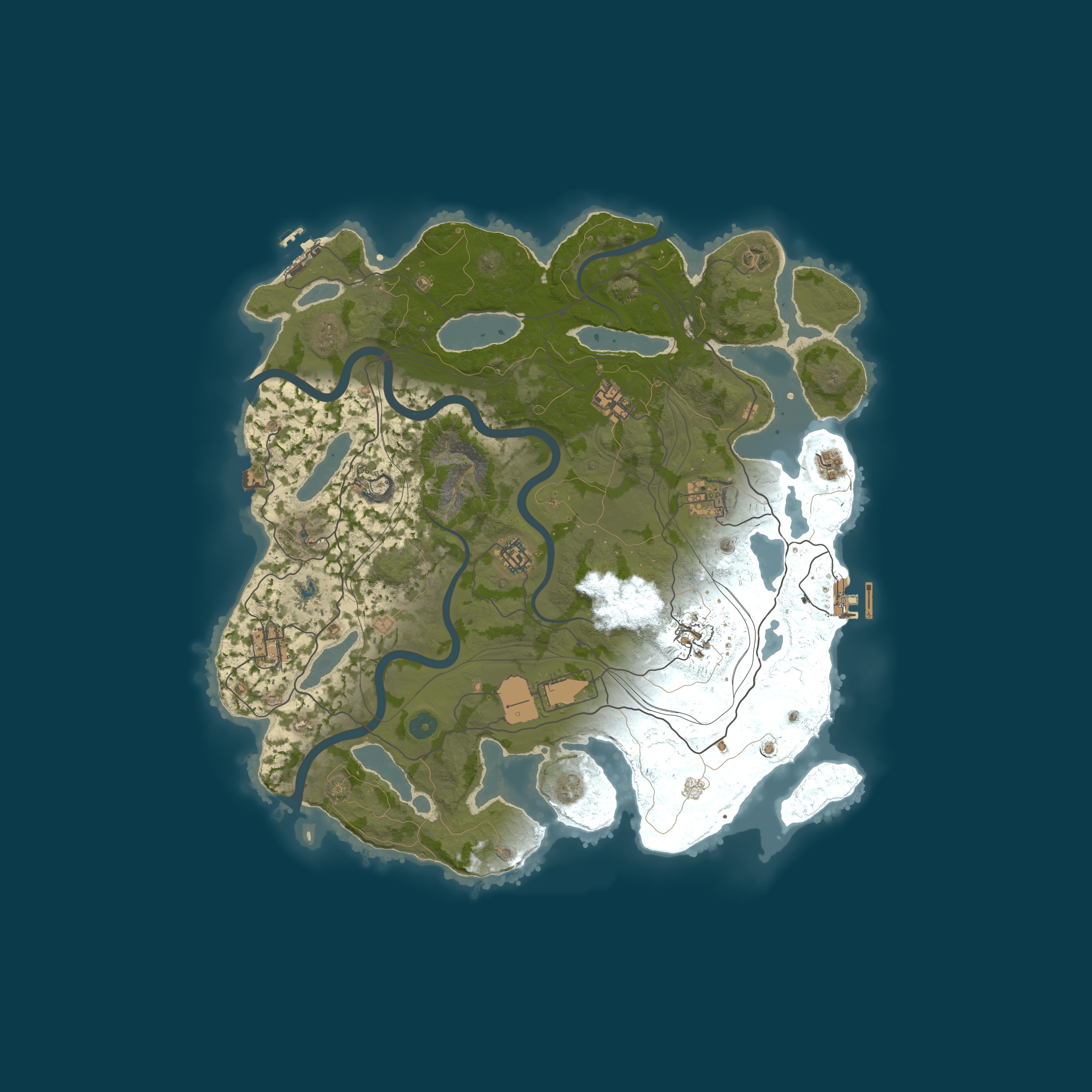 Map for Quacktopia.net - US | Solo/Duo/Trio/Quad | Vanilla Monthly