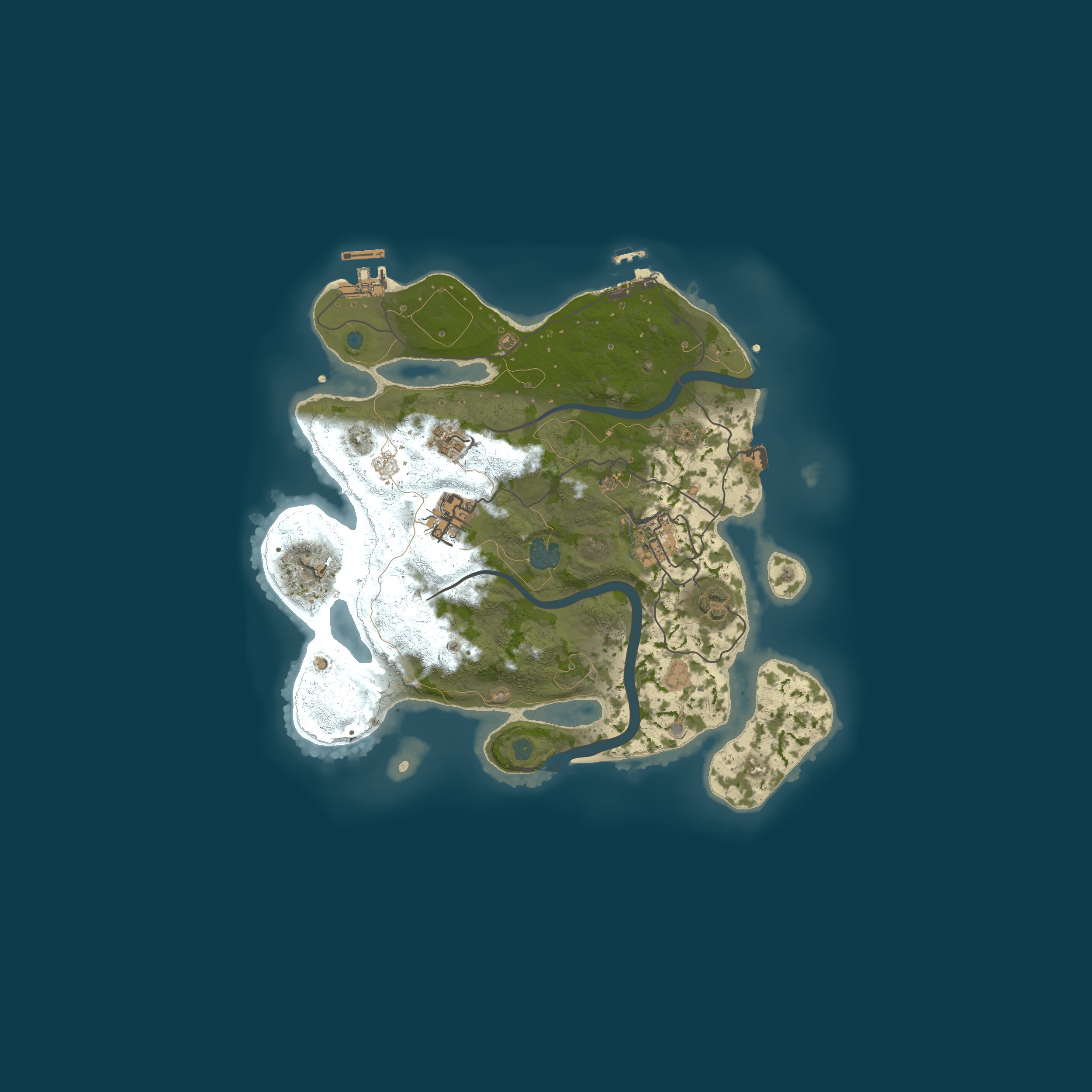 Map for A Shockbyte Rust Server