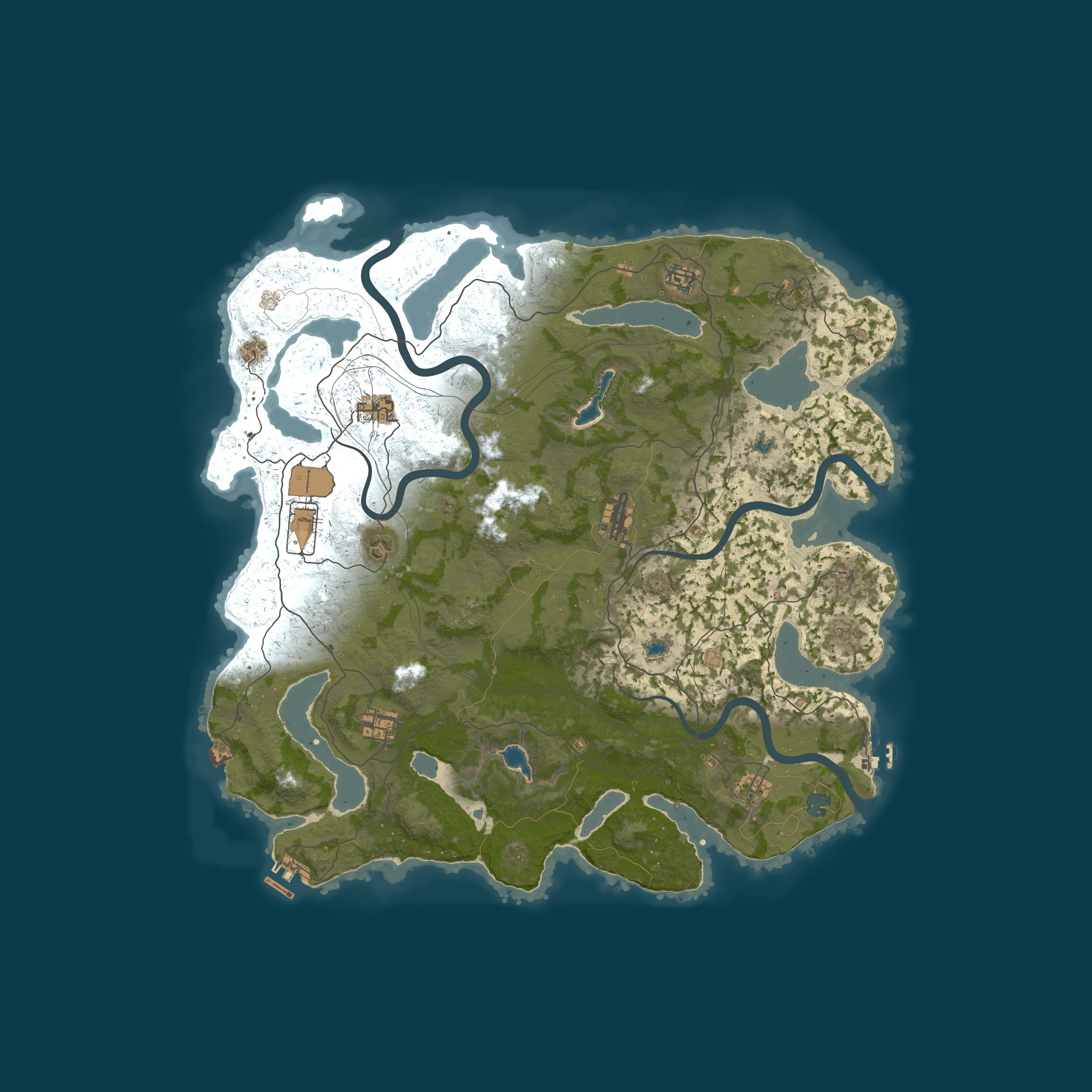Custom Map, size 4500, seed 2234235