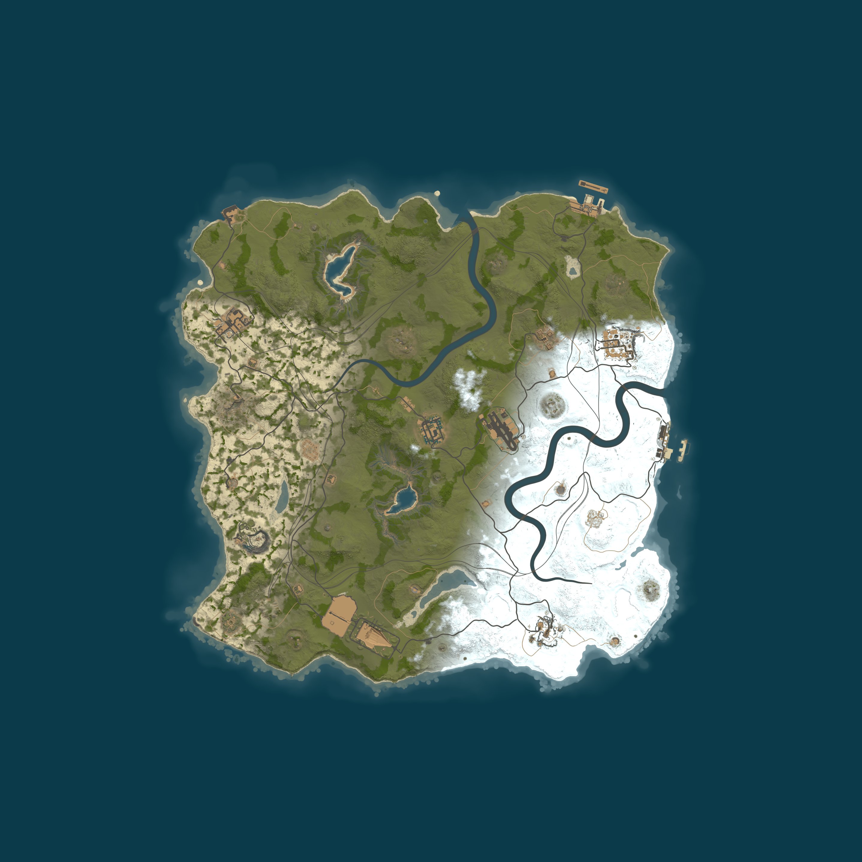 Map for [D-RUST] [x5-x10|MAX-5|TOP-3|LOOT+|PVP|MYMINI|FPS+]