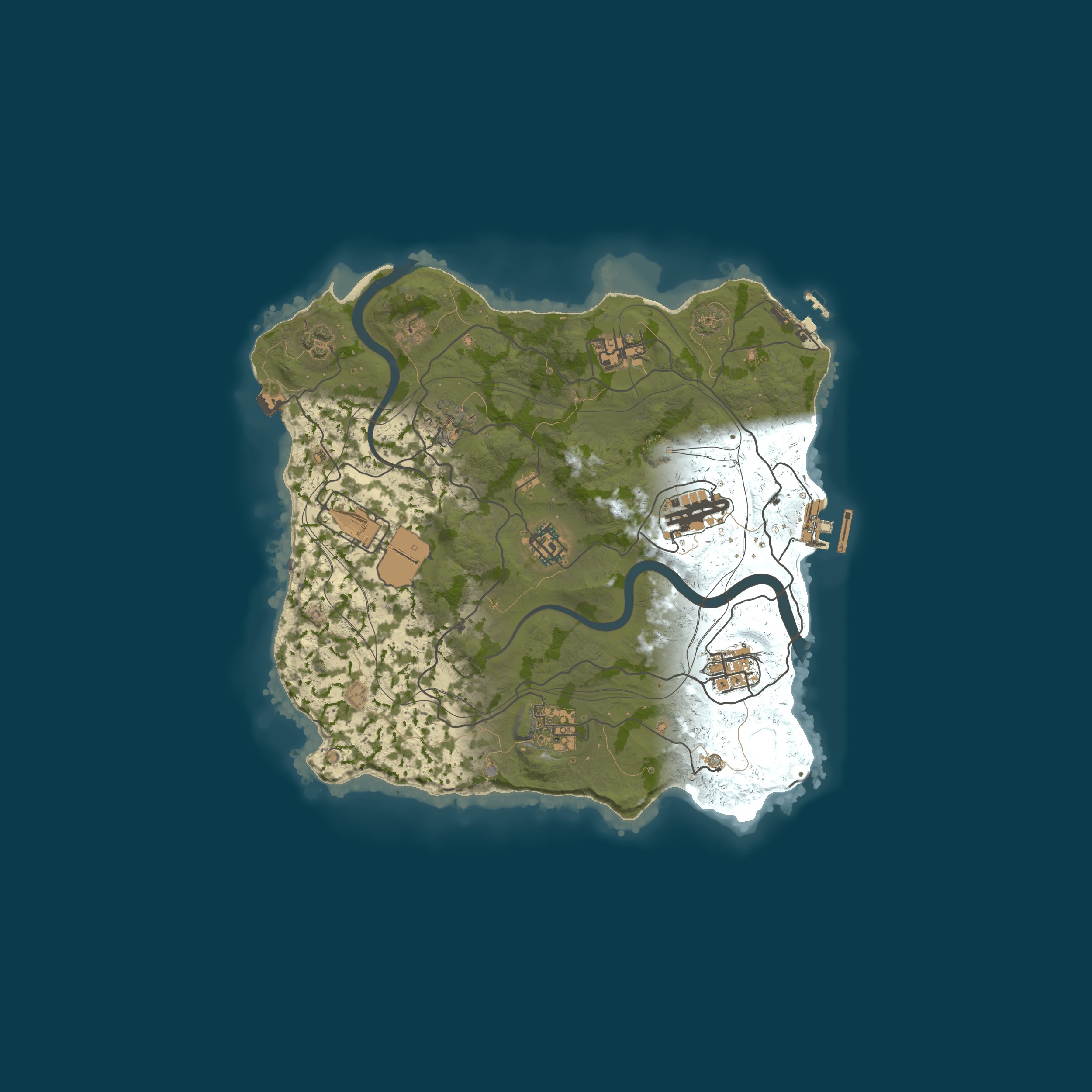 Map for [BR] URBAN NOOBS| Semanal | Stone/Metal/Wood 2X | Loot Vanilla