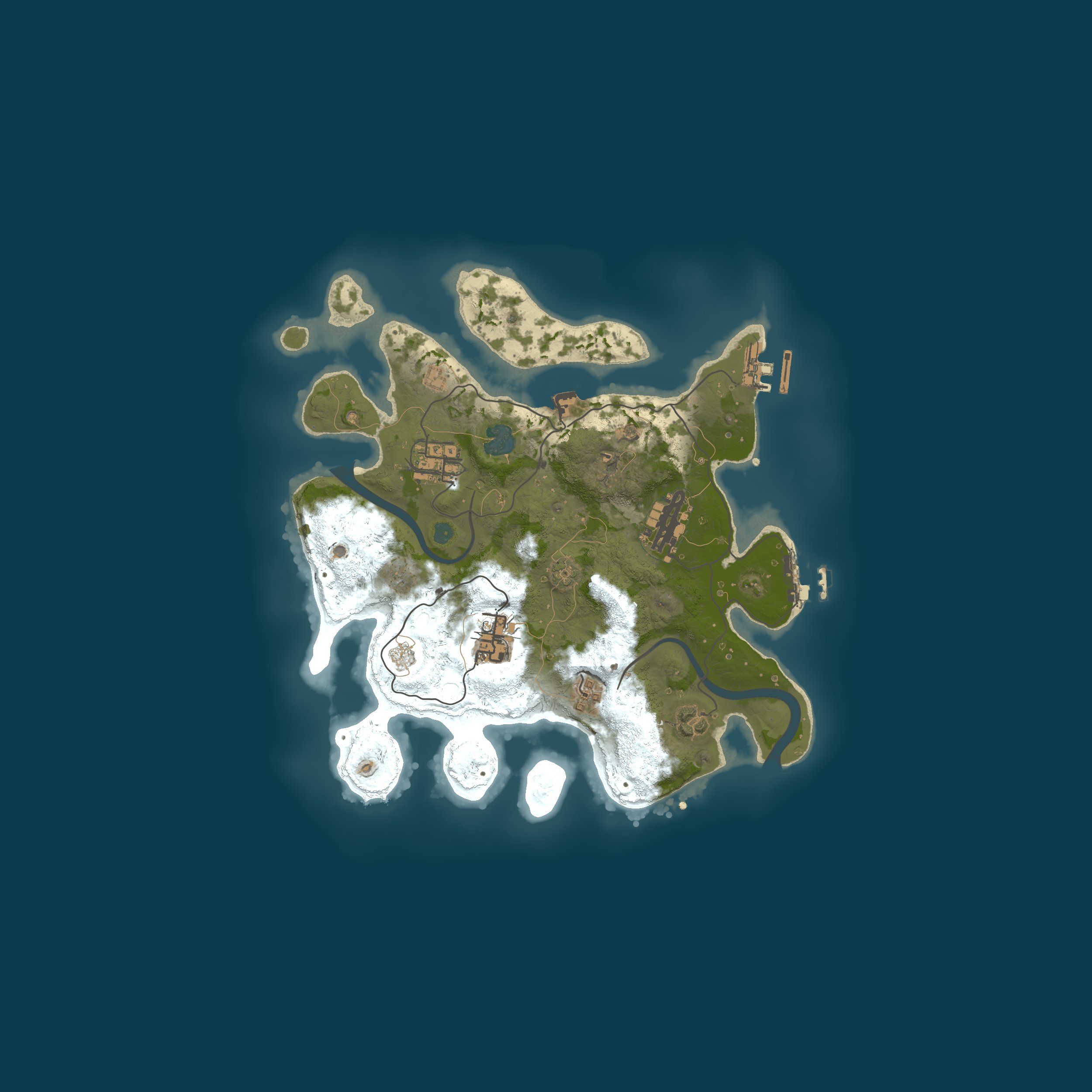 Procedural Map, size 3000, seed 465995310