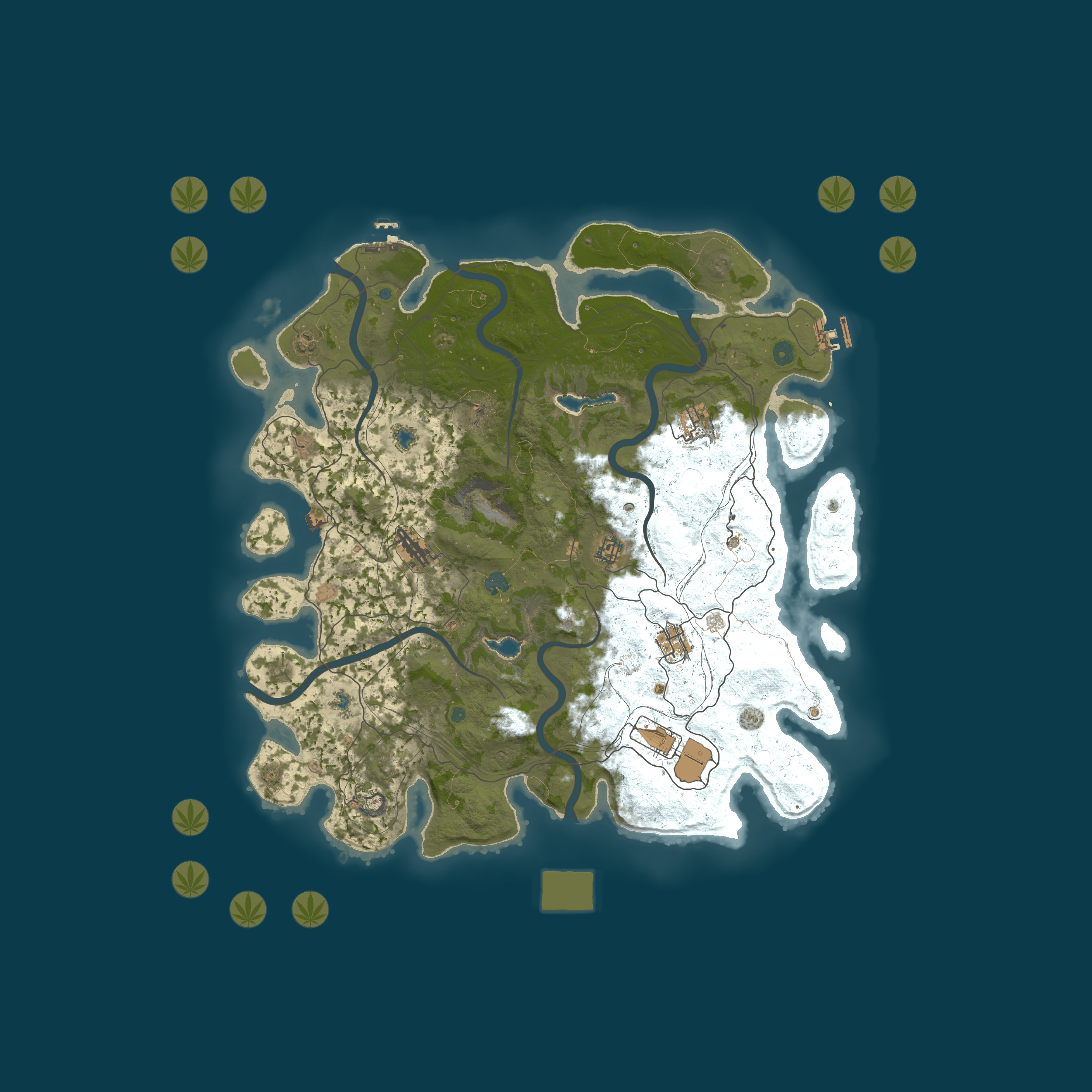 Map for [US] Peace Vibes Exploration -- 2x PvE Coming Soon