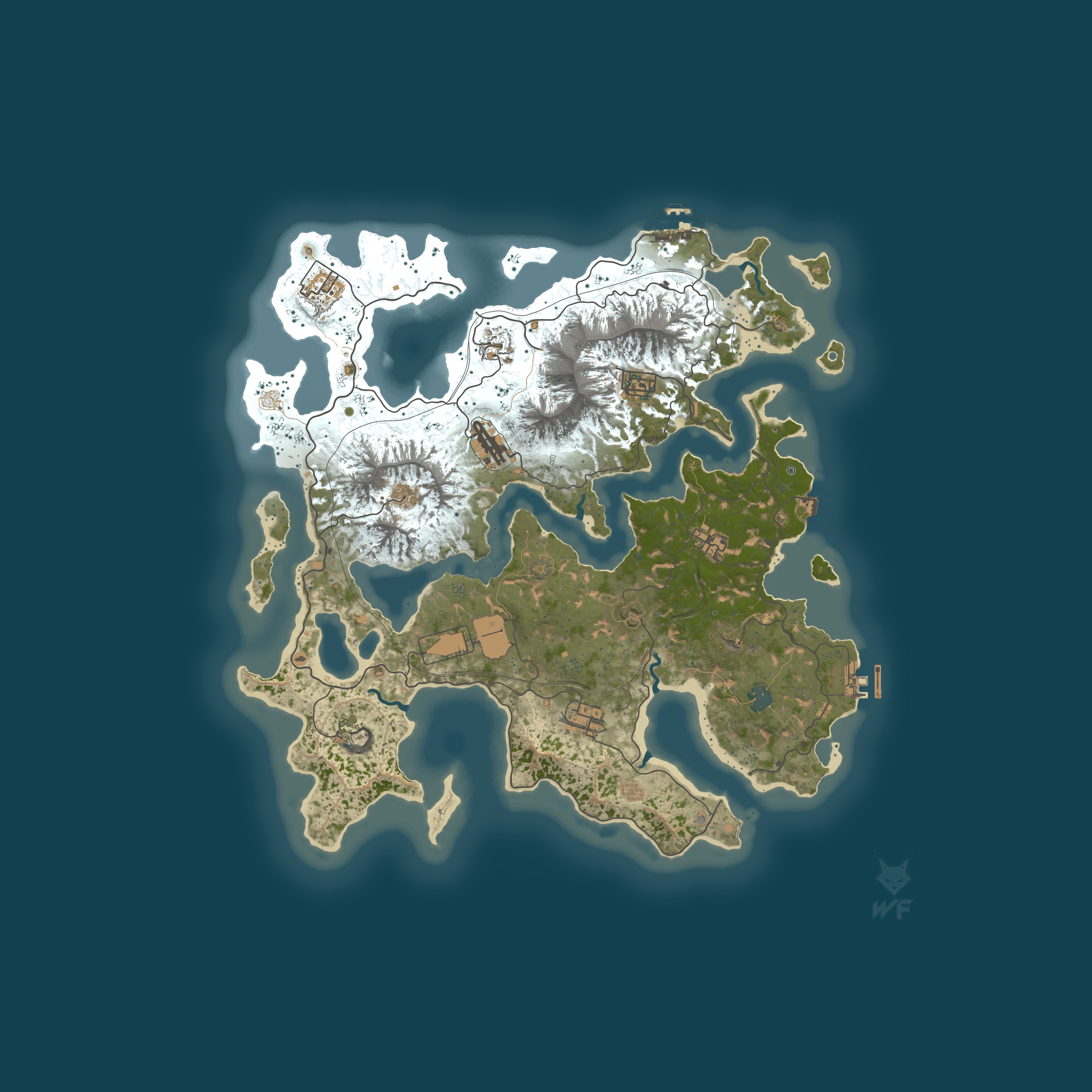 Map for Tactics Game Survival [x5]