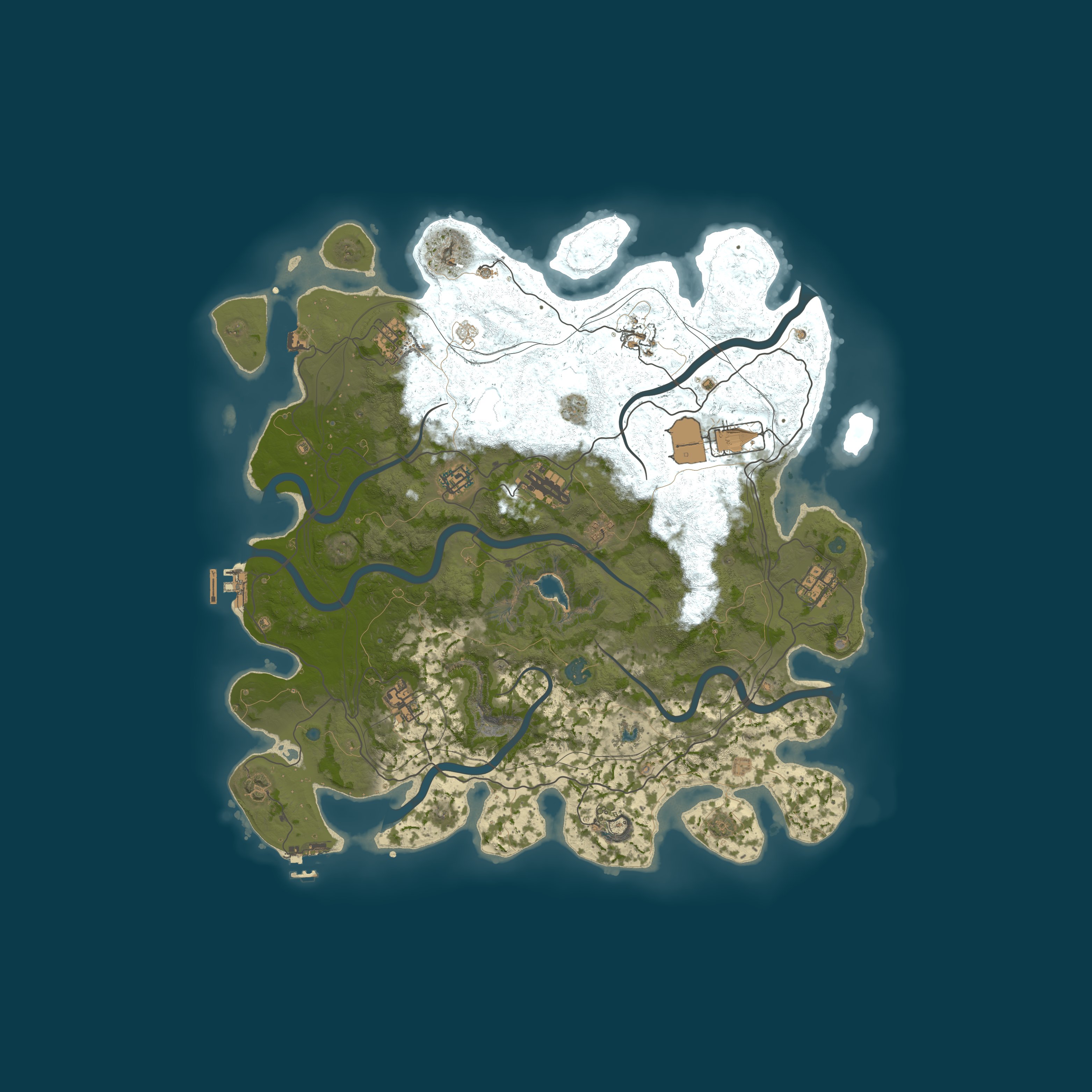 Map for Freedom PVE | 5x | Refined Loot | Raid Bases