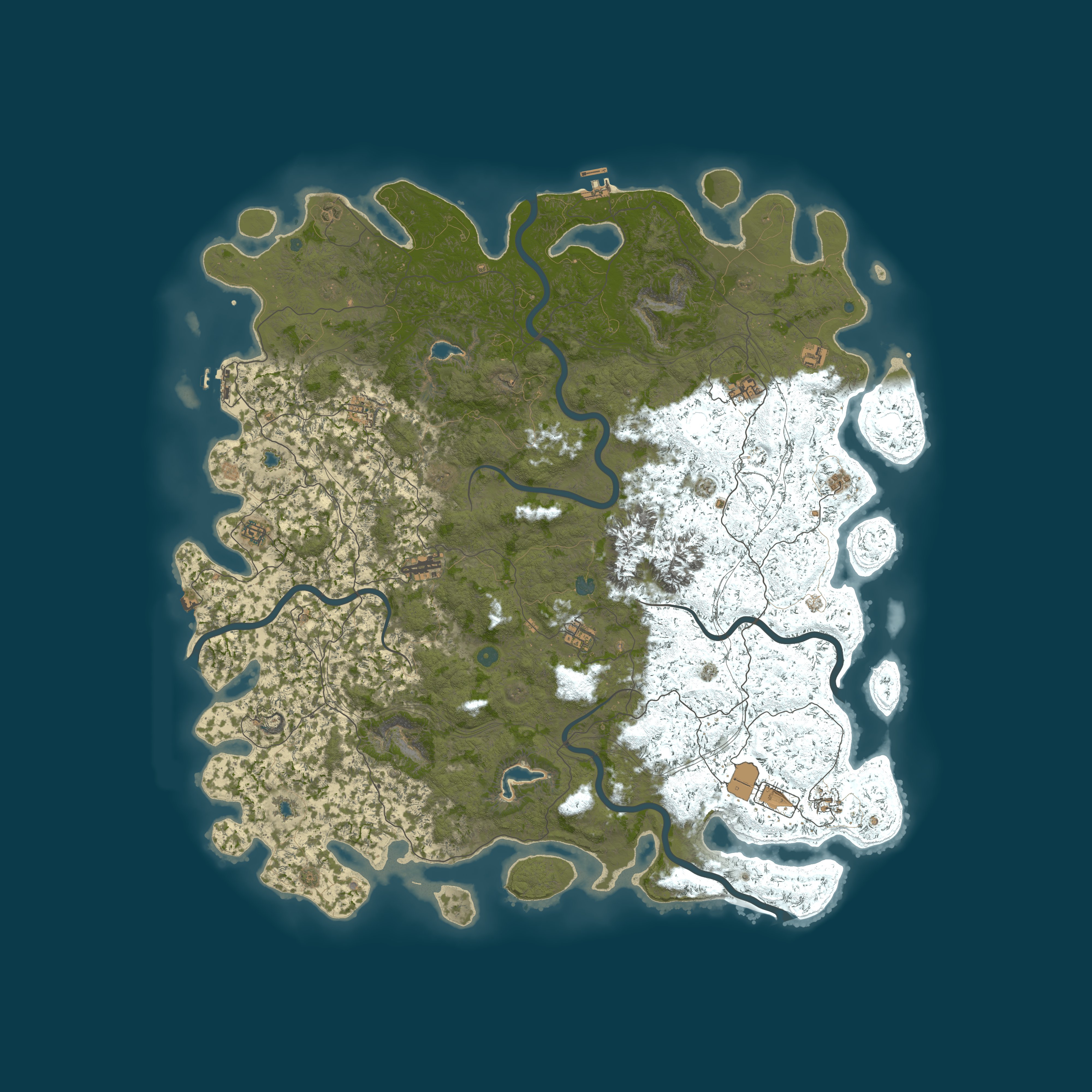 Map for Paradise and Tranquility PvE/PvP with Purge!