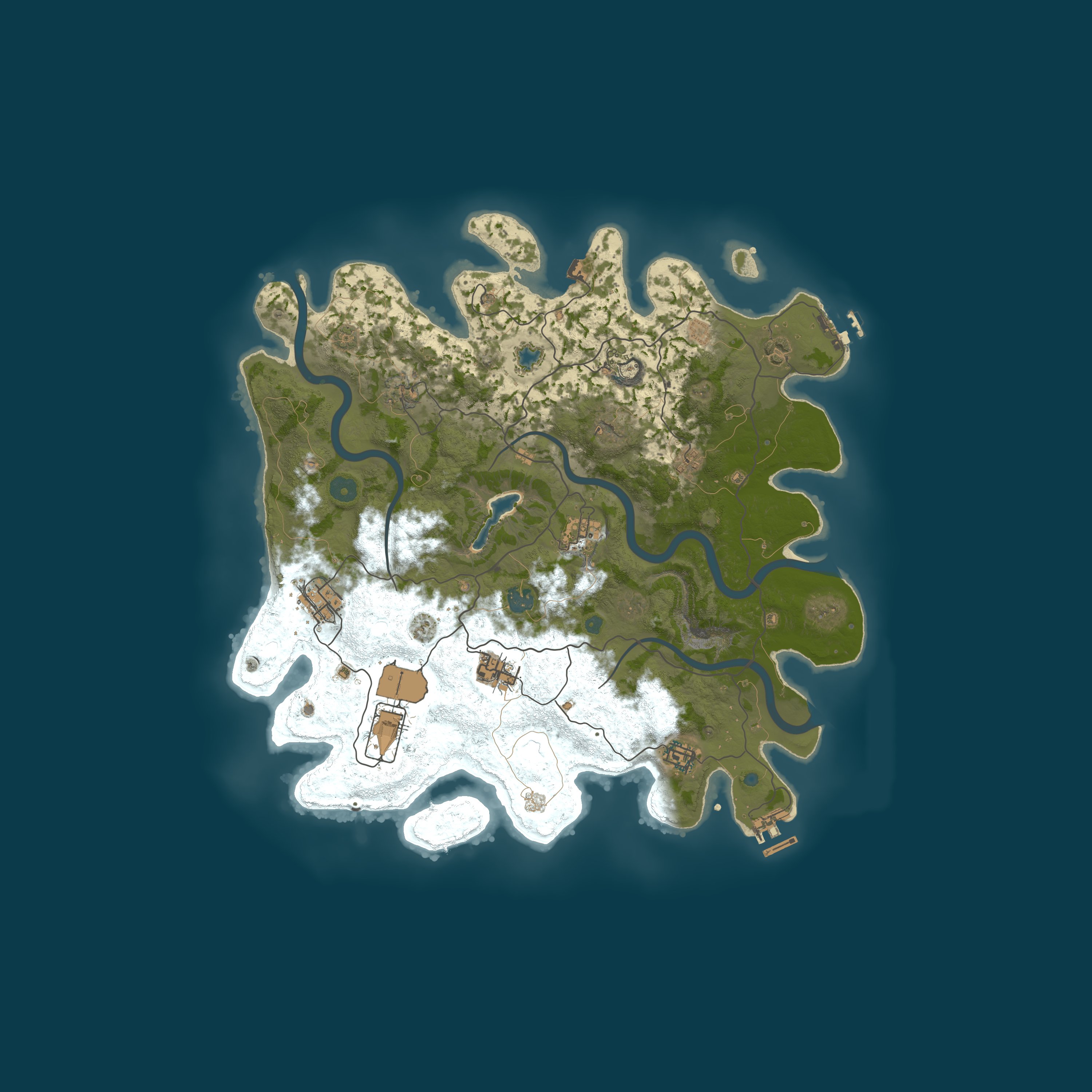 Map for Diddys Den- Solo or Duo Only! - Low pop and Big map - Vanilla- 