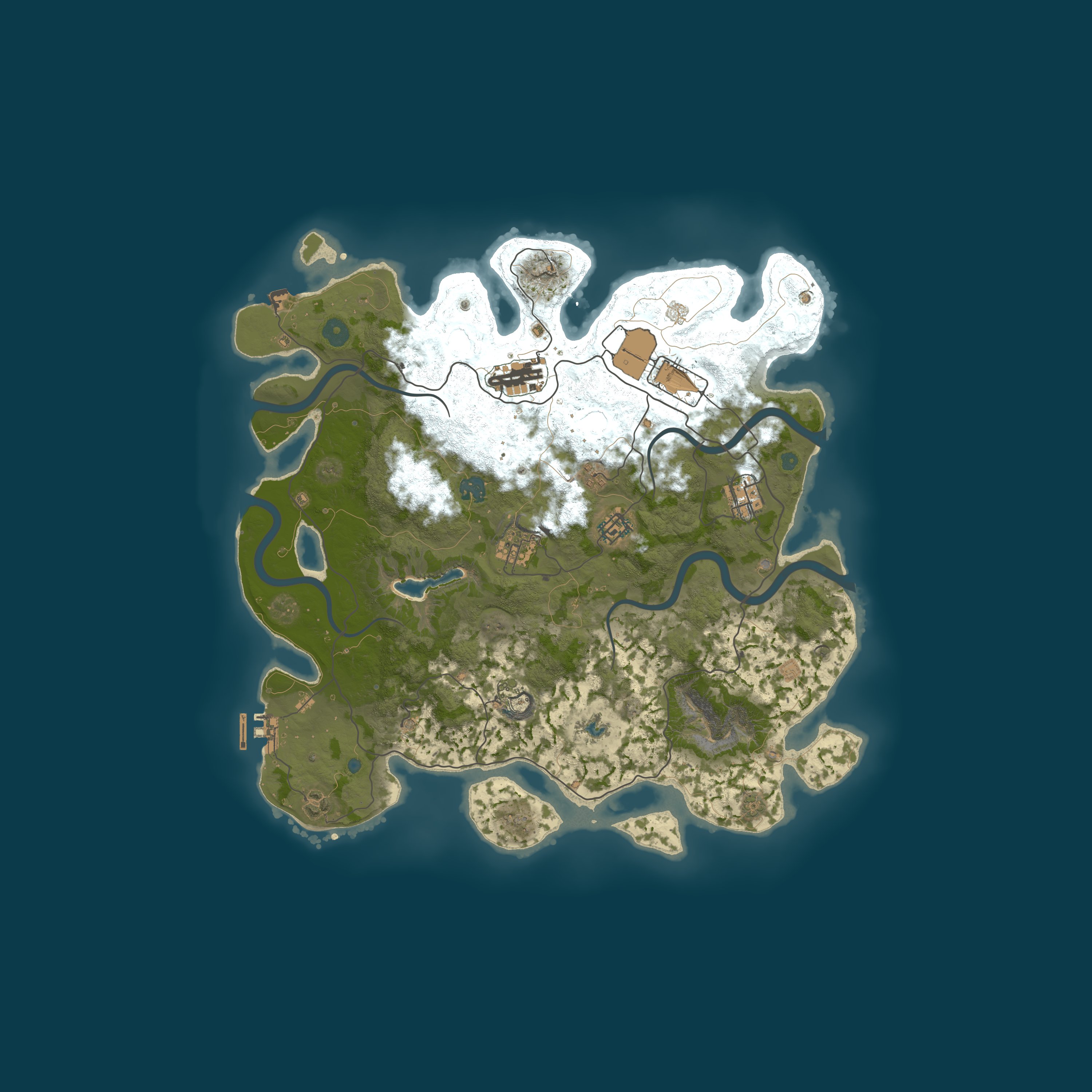 Map for Rust Frontier | Vanilla x1