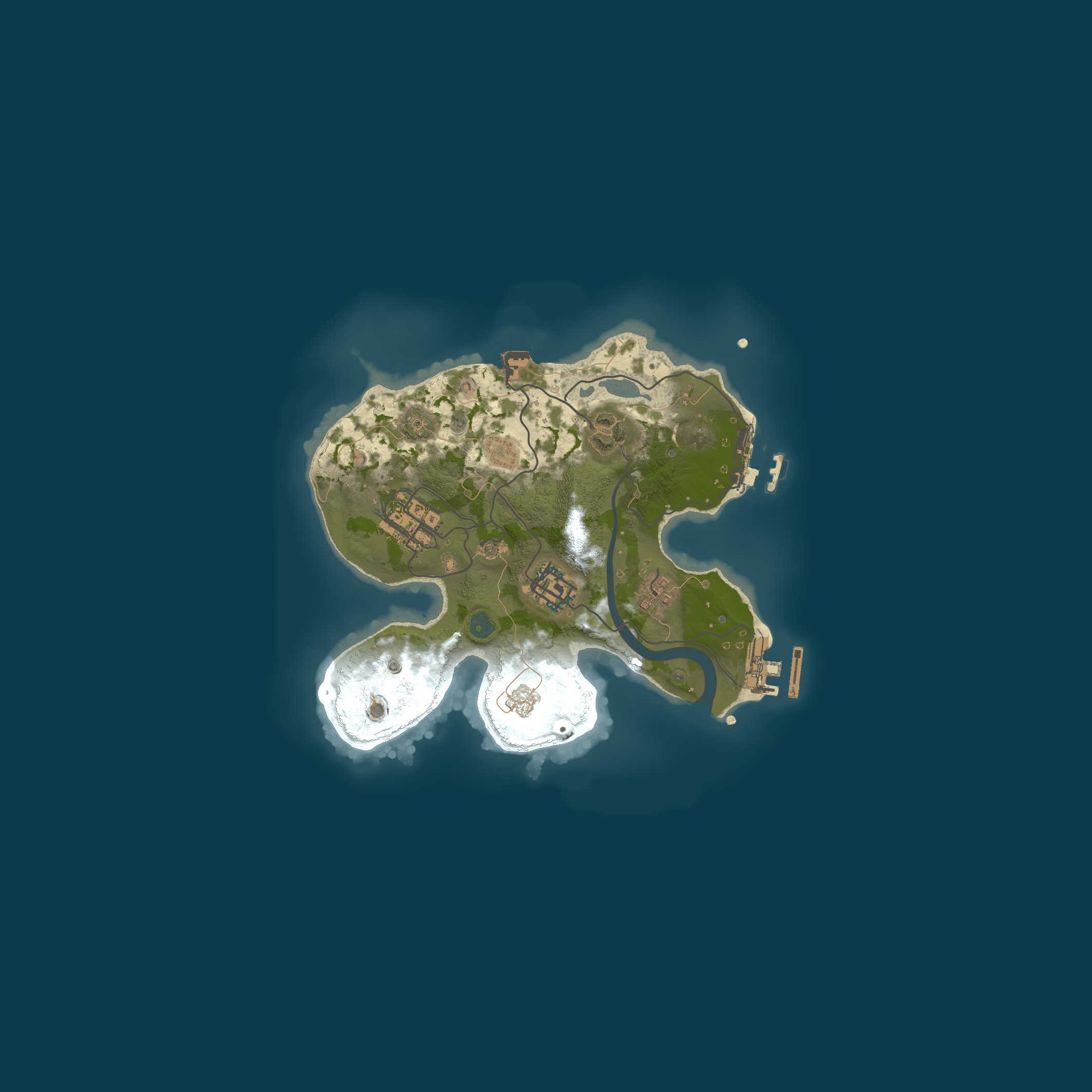 Procedural Map, size 2250, seed 987298