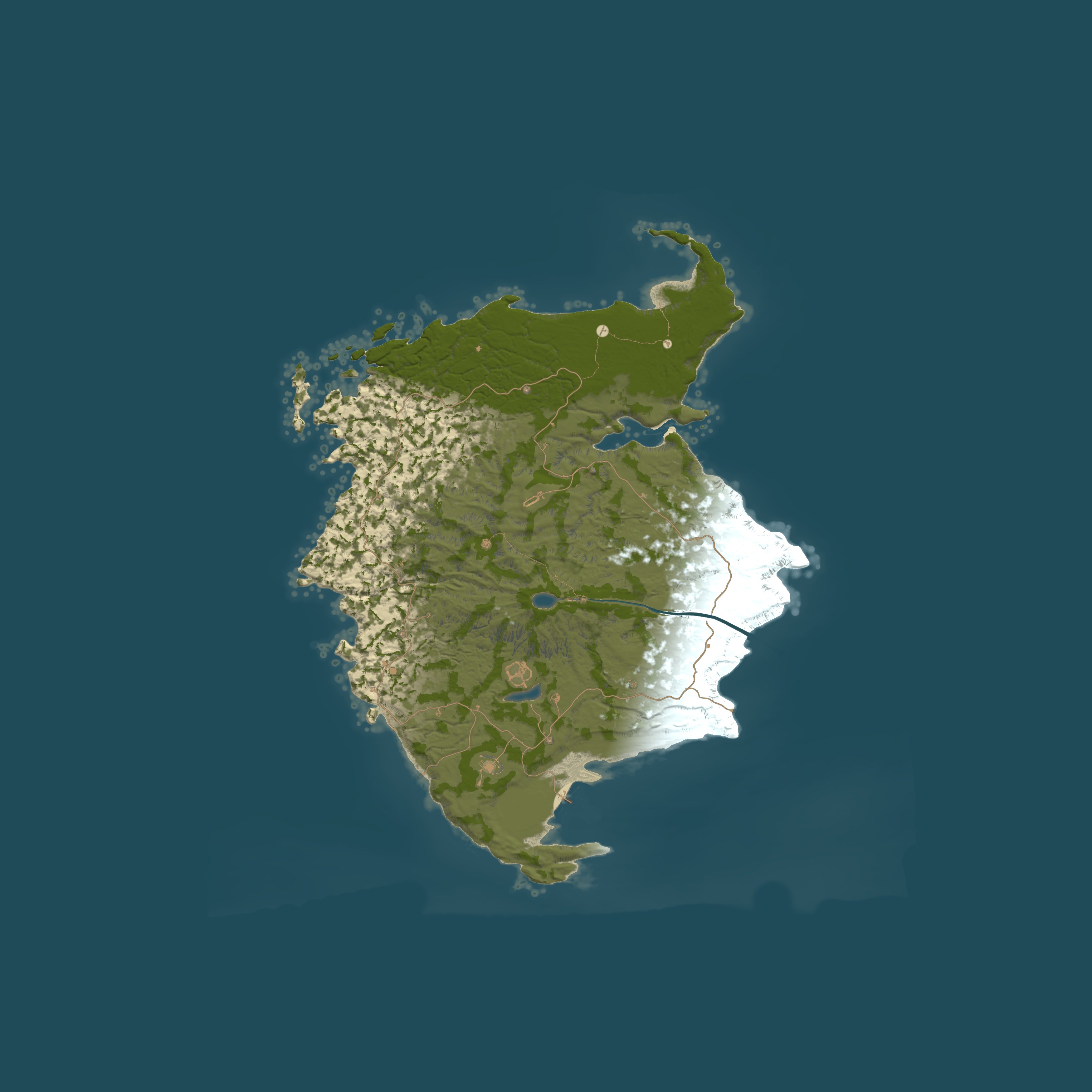 Map for Iron Haven Medieval: Crimson Tides