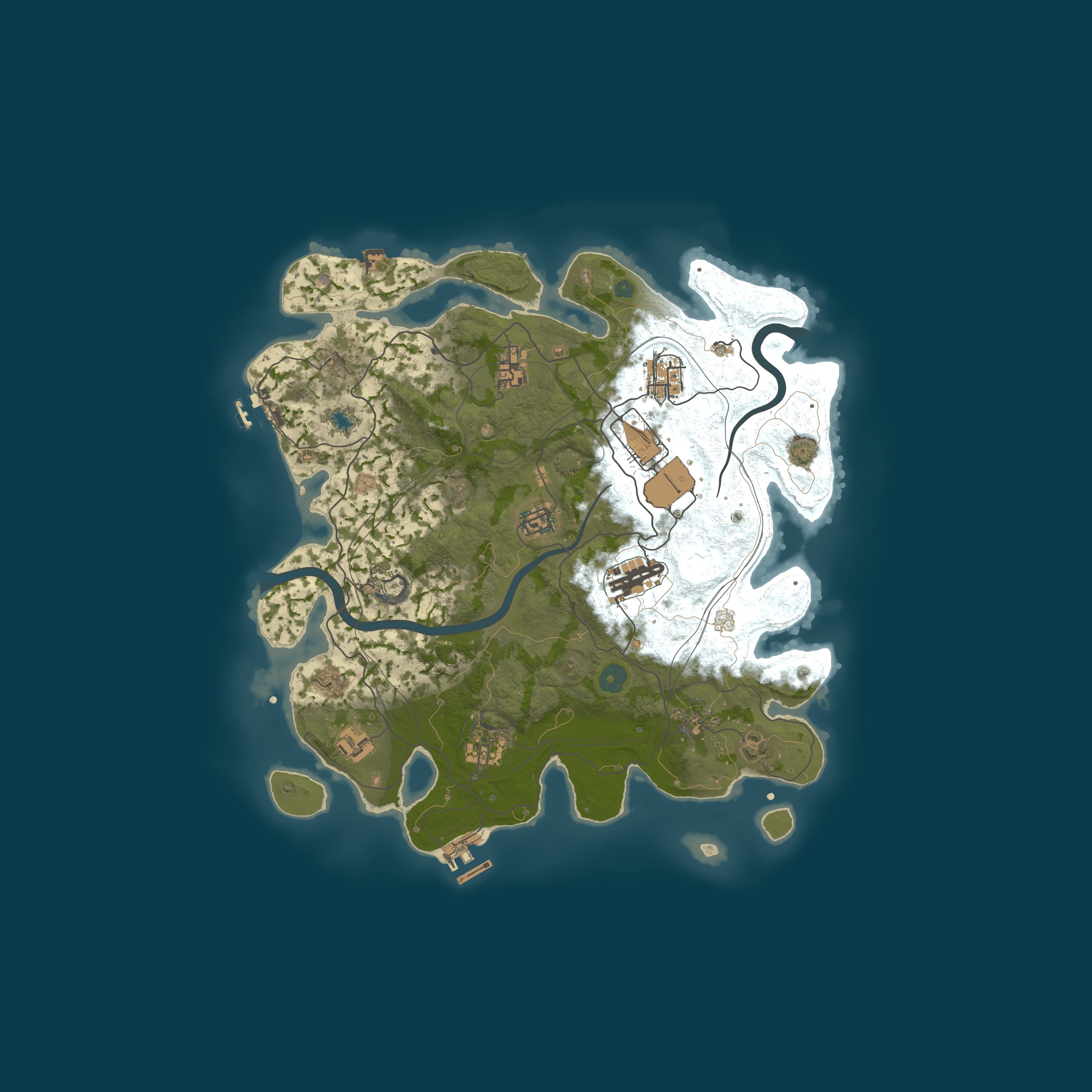 Unite. Build. Conquer., size 3700, seed 1337