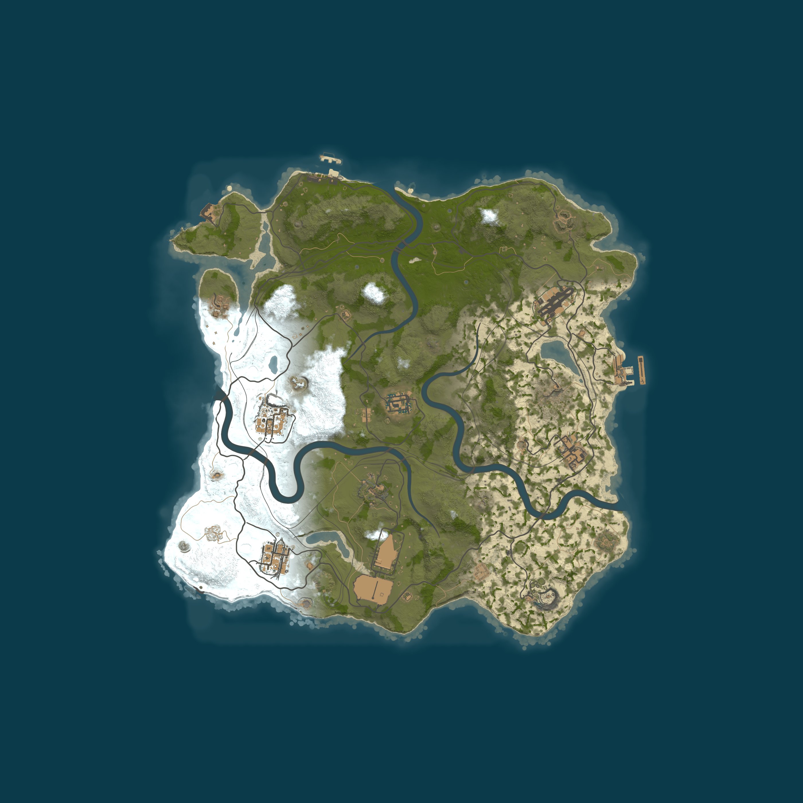 Map for Reddit.com/r/PlayRust - EU Small