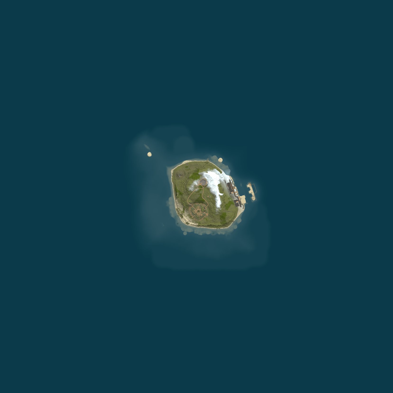 Procedural Map, size 1315, seed 1337
