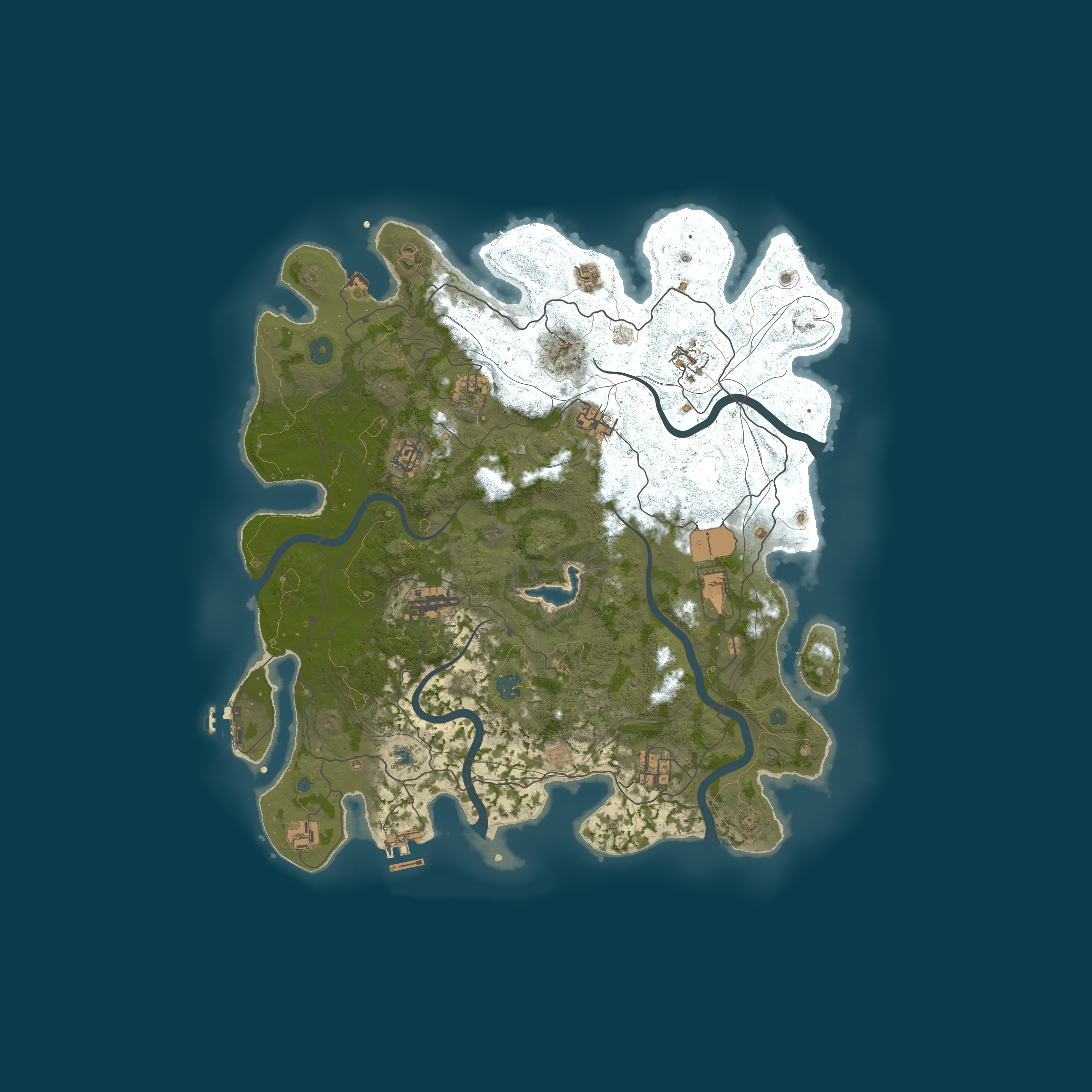 Map for Evolution PvE [RaidBases, Skills, Event, Quest]