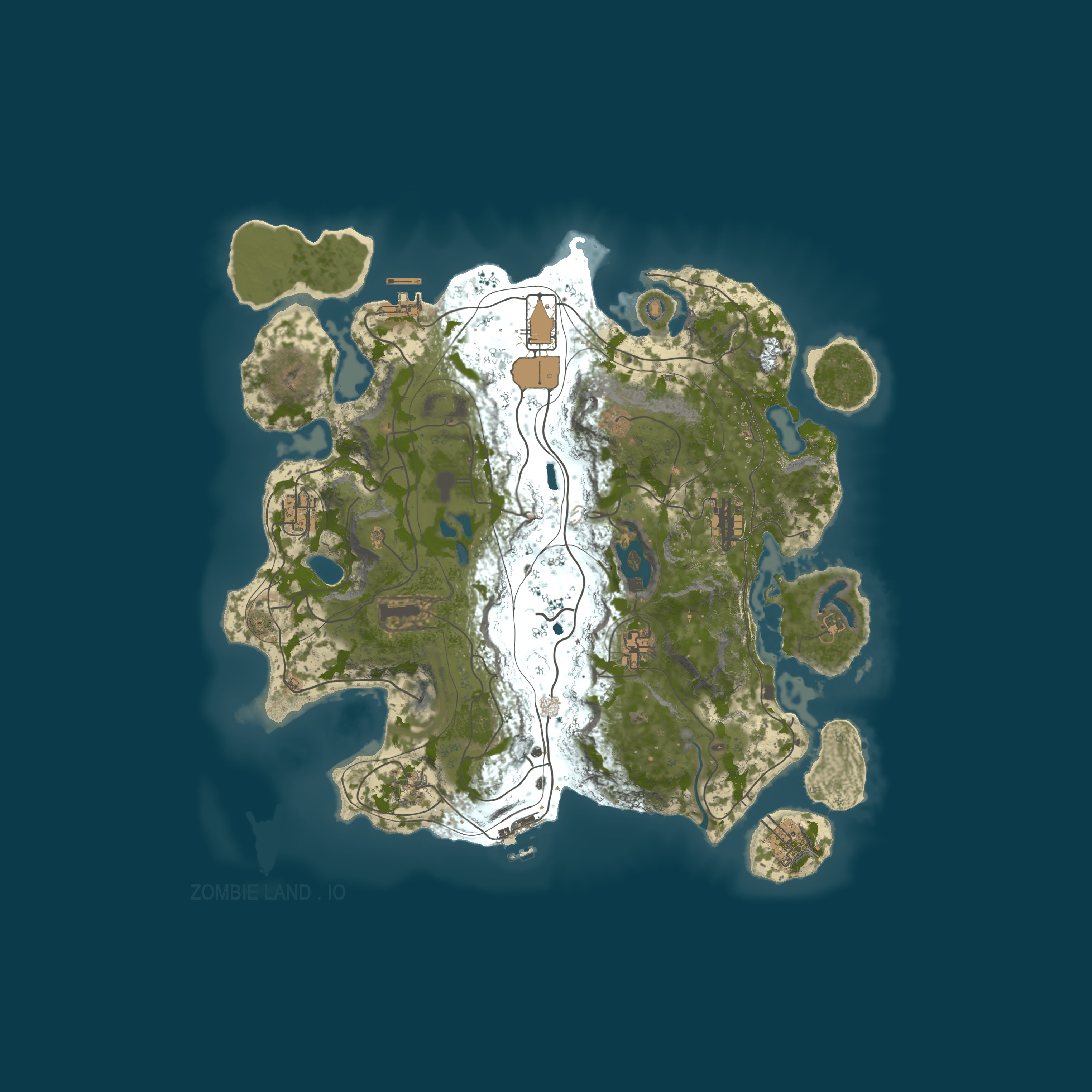 Custom Map, size 4096, seed 1337