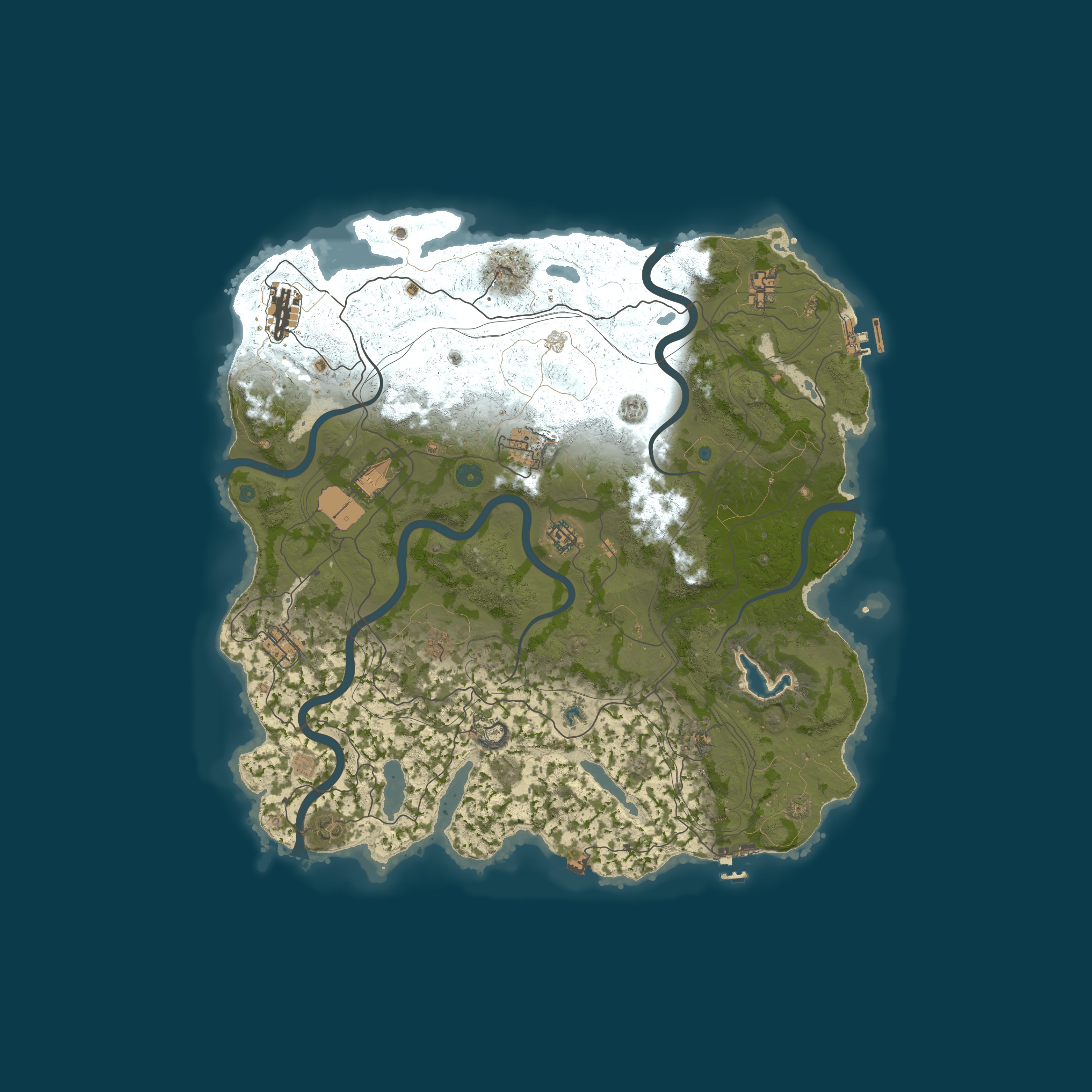 Map for WEREWOLF GAMING.CO 5x Solo/Duo/Trio LARGE|TP|Share BPs|Lootx5|