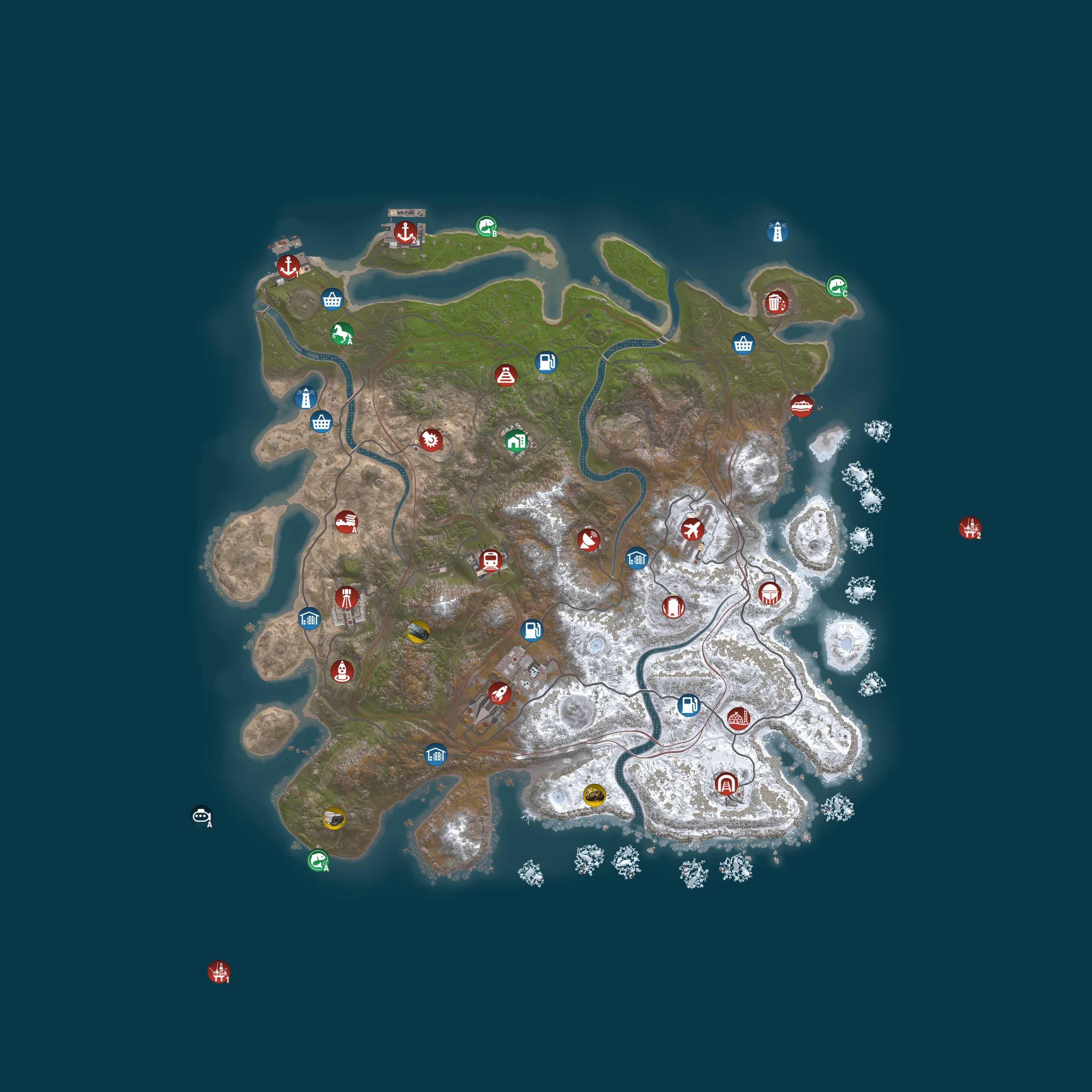 Map for Magic Rust #28 - Modded 2x (Duo) | FAR East